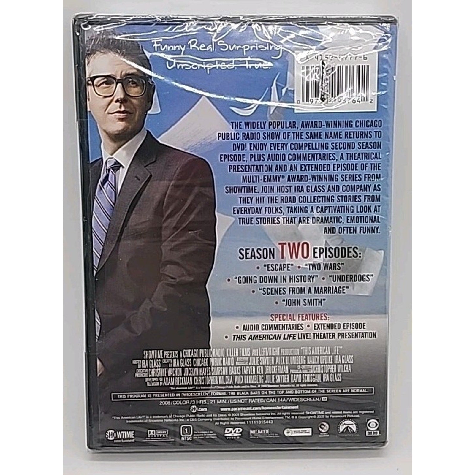This American Life: Season Two (DVD, 2008) *Brand New*