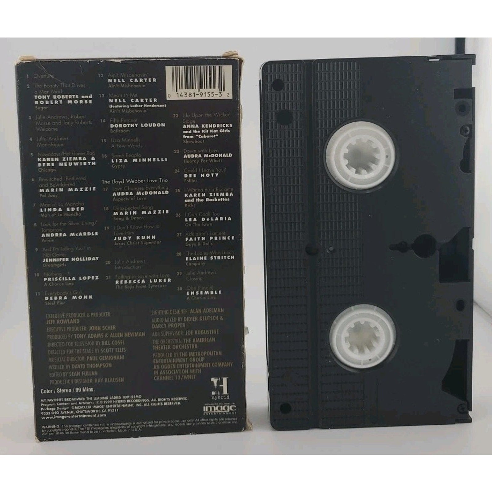 My Favorite Broadway: The Leading Ladies (VHS, 1999)