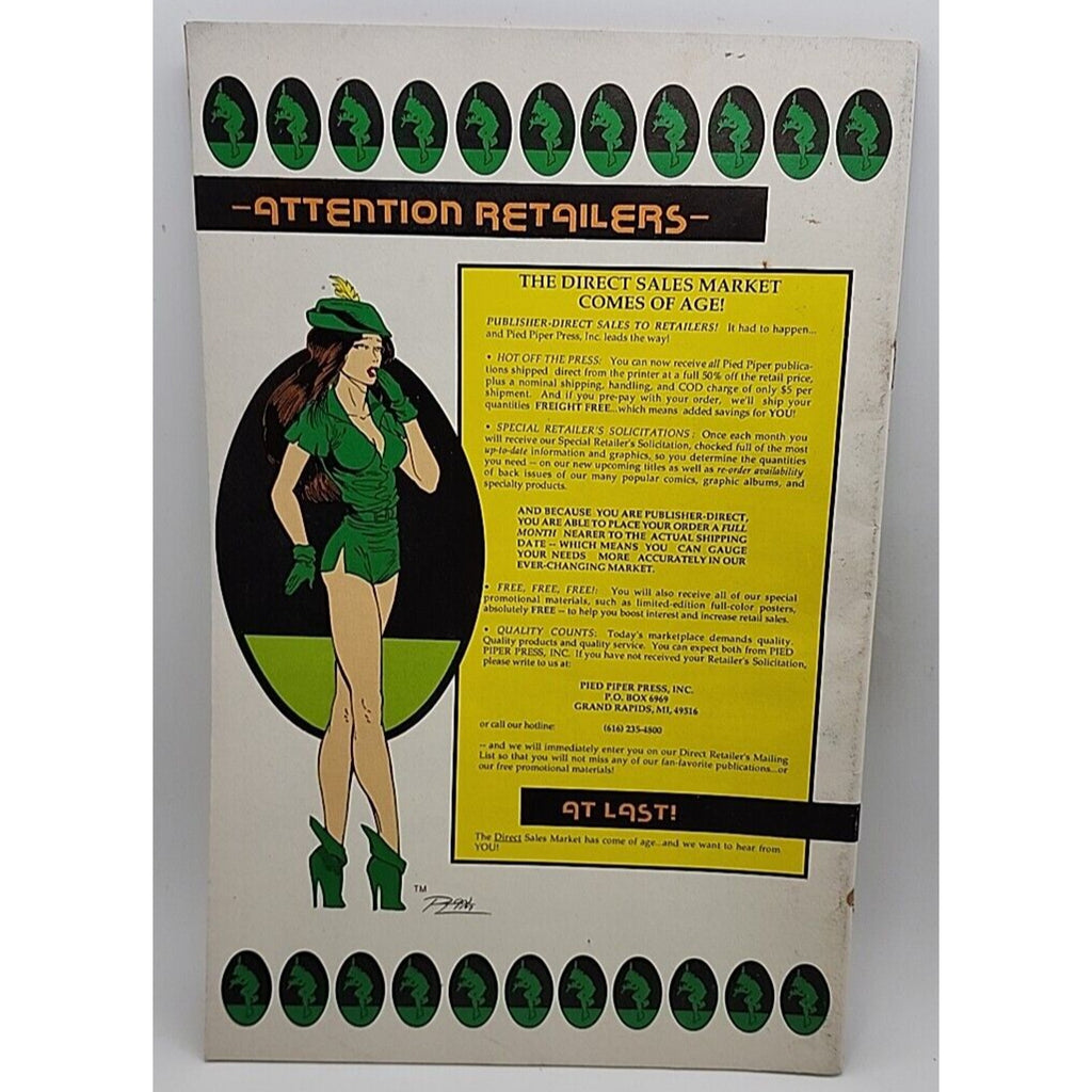 Pied Piper Comics Ex-Mutants Comic Book #7 July 1987