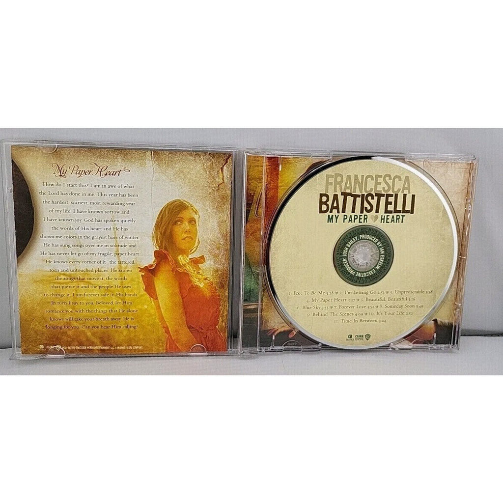 My Paper Heart by Francesca Battistelli (CD, 2008)