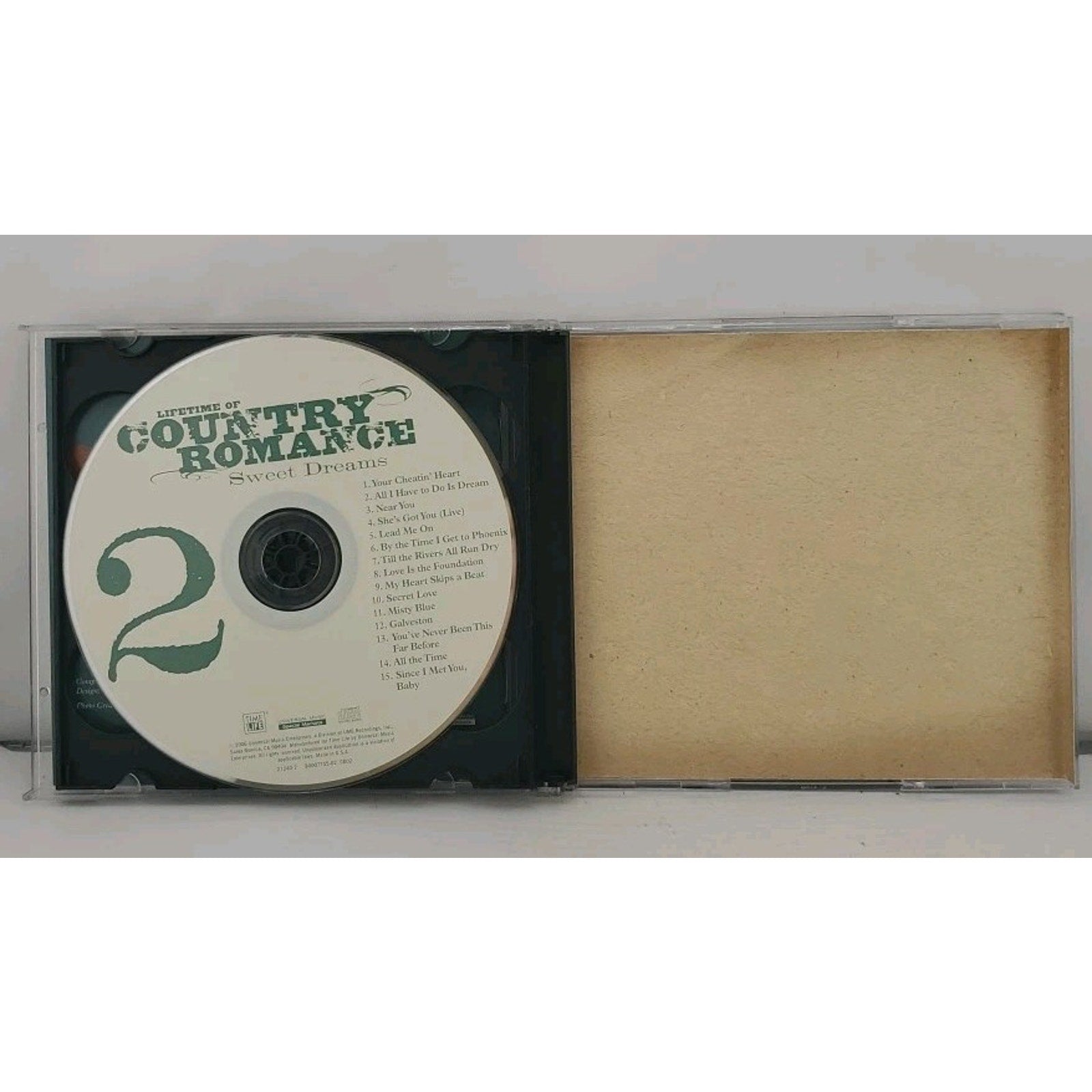Lifetime of Country Romance: Sweet Dreams - 2 Audio CDs 2006 Time Life