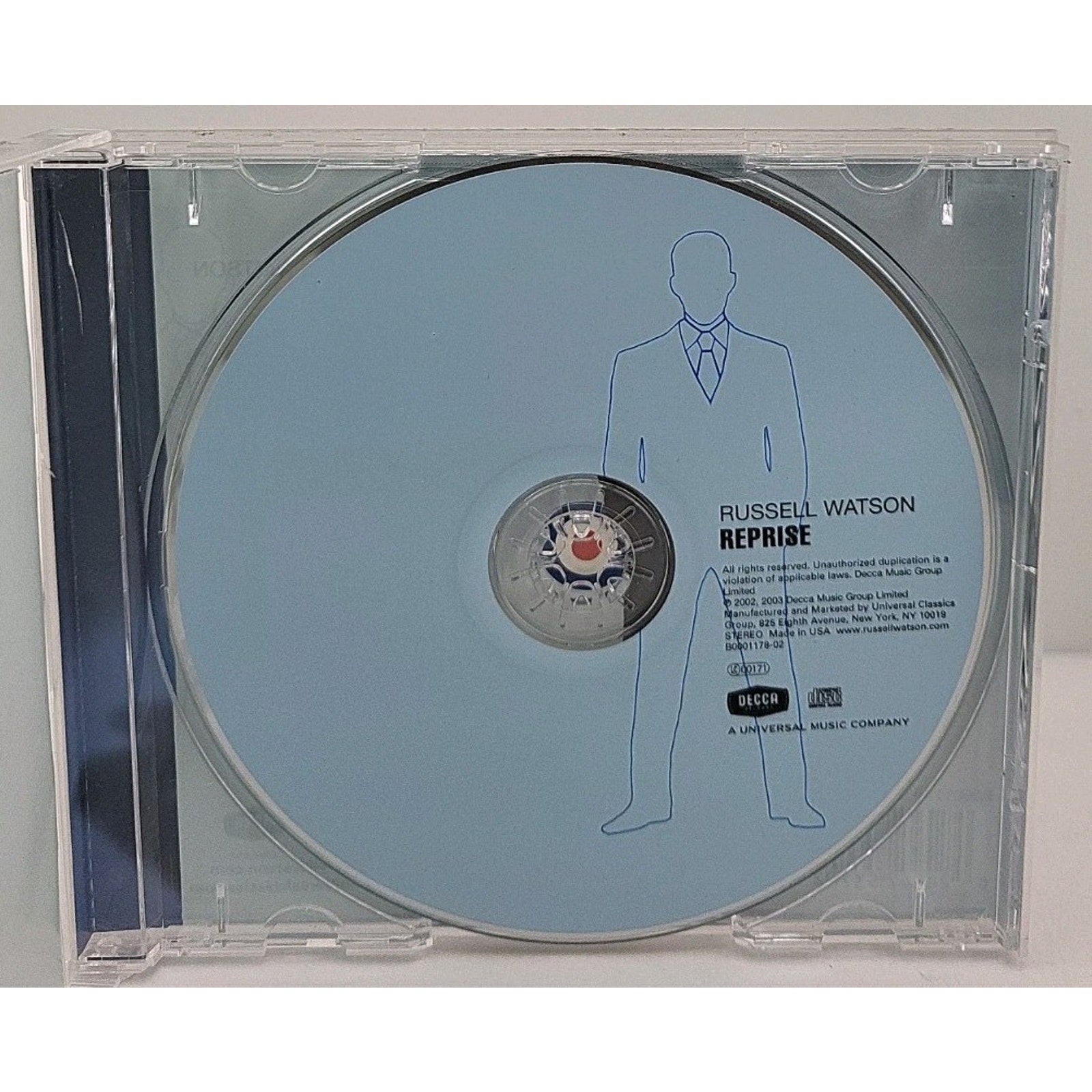 Reprise by Russell Watson (CD, 2003)