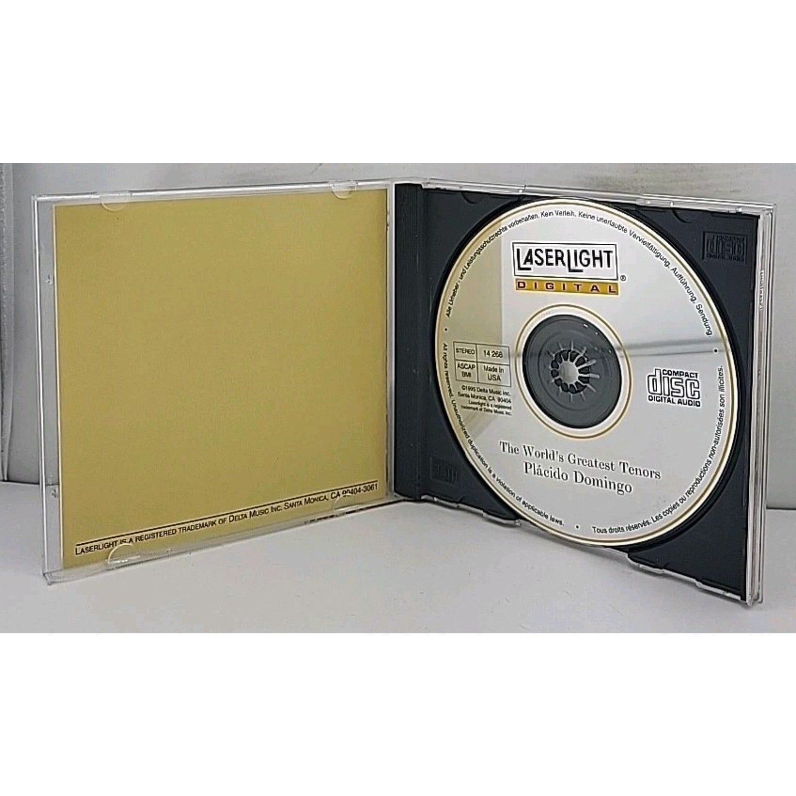 Vol. 1-World's Greatest Tenors by Placido Domingo (CD, 1995)