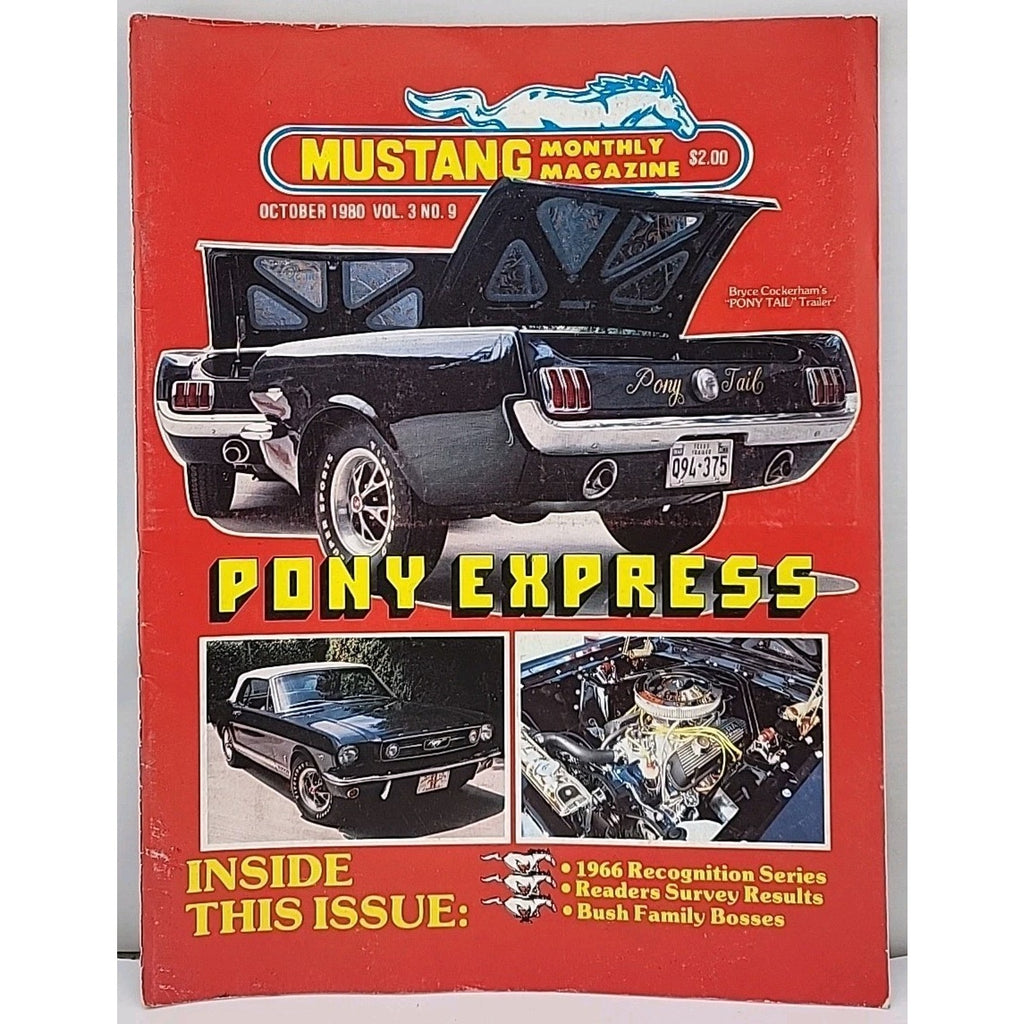 Mustang Monthly Magazine - October 1980 - Vol. 3 No. 9