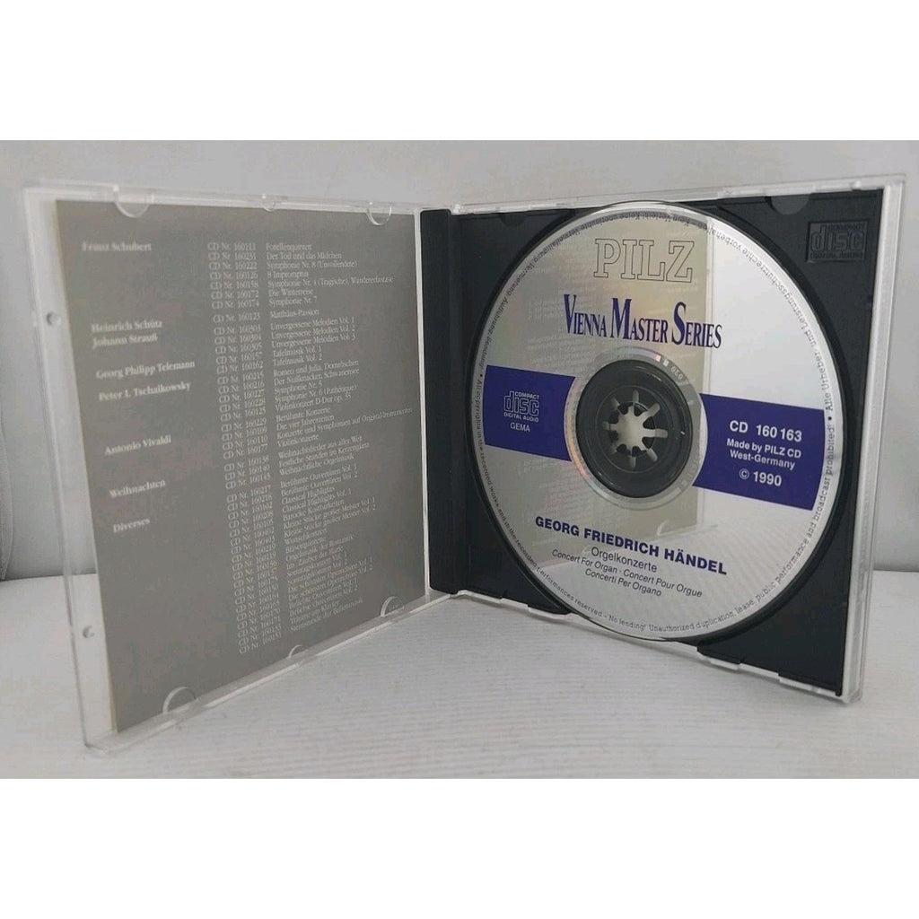 Georg Friedrich Händel Orgelkonzerte Vienna Master Series CD