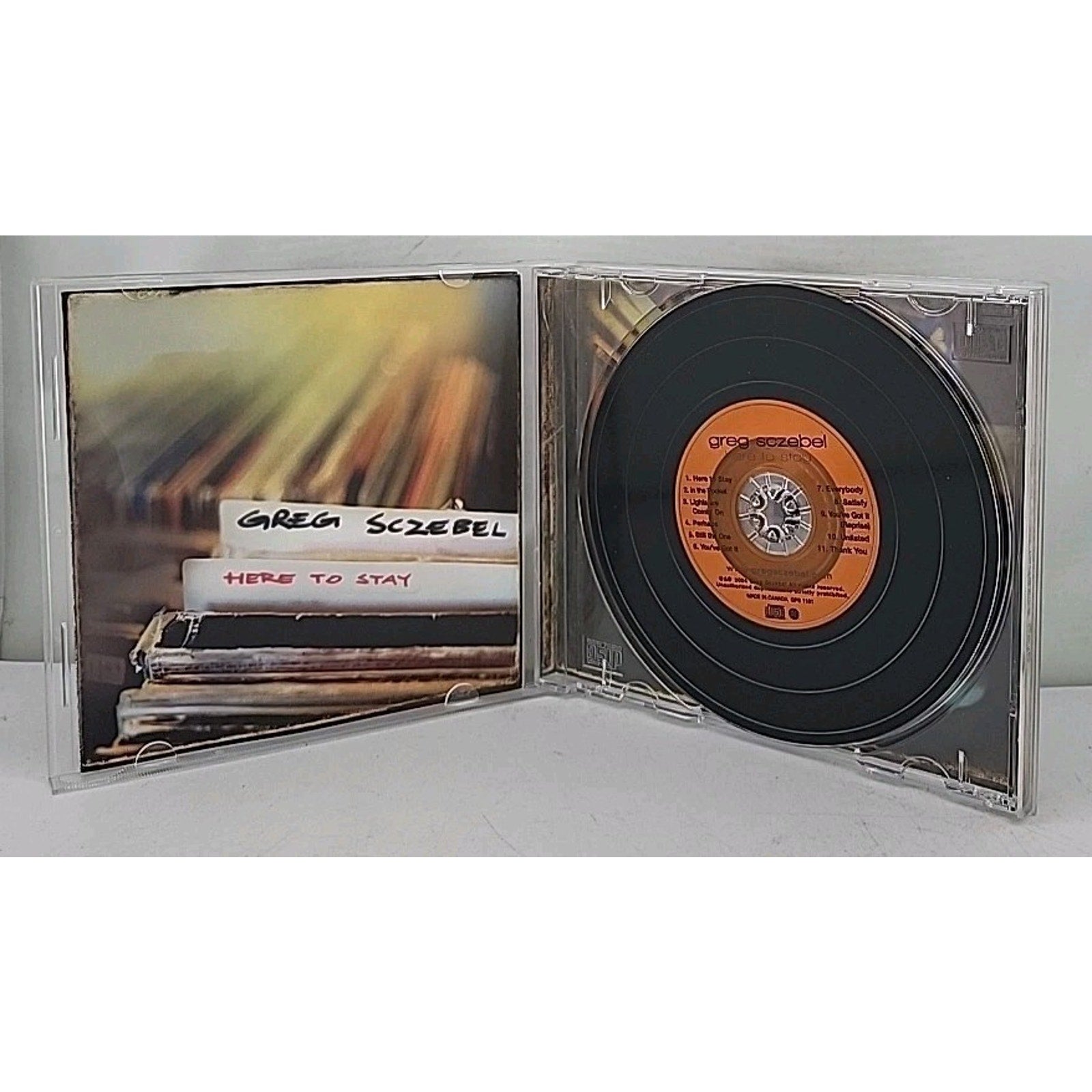 Greg Sczebel Here to Stay Music CD Album