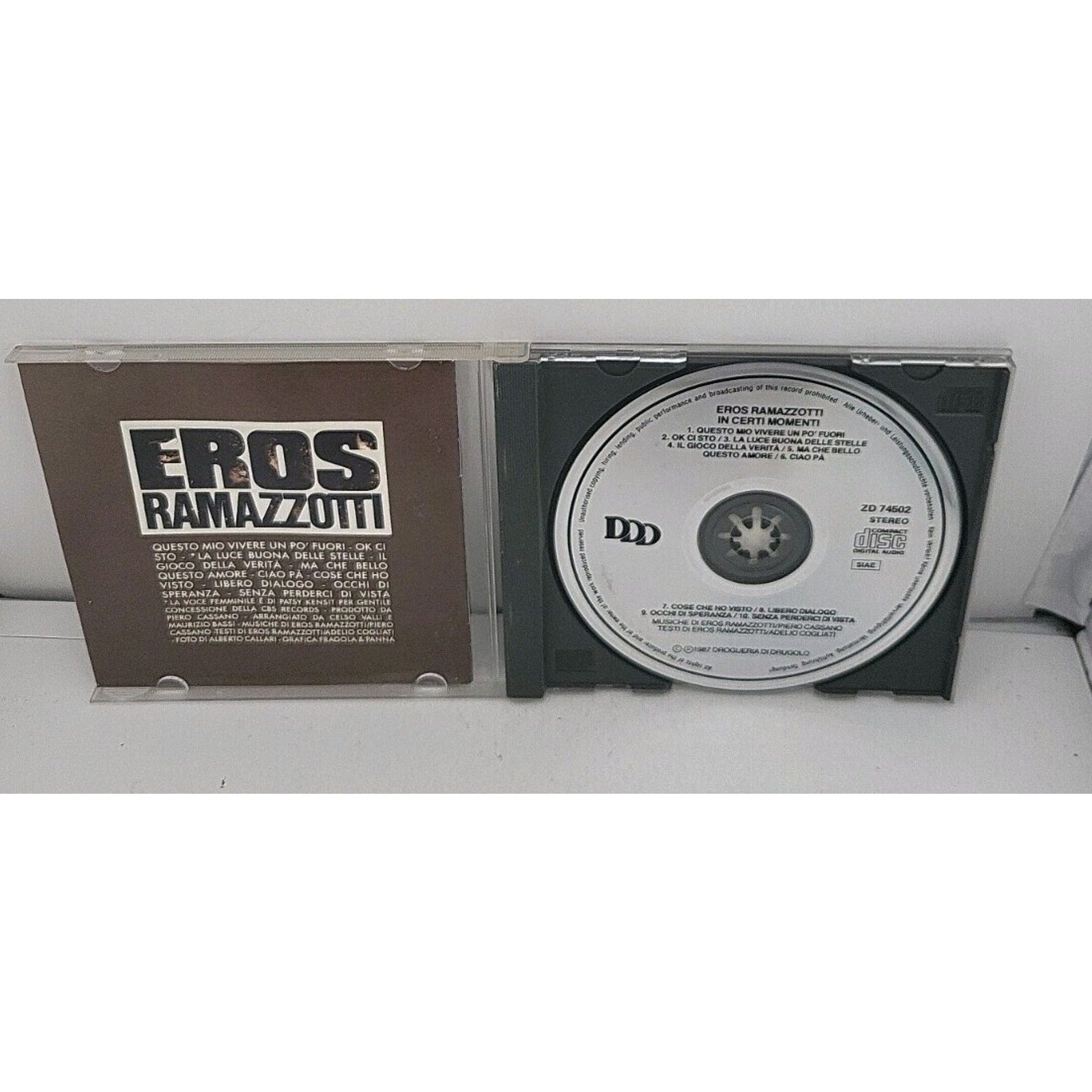 In Certi Momenti by Ramazzotti, Eros (CD, 2008)