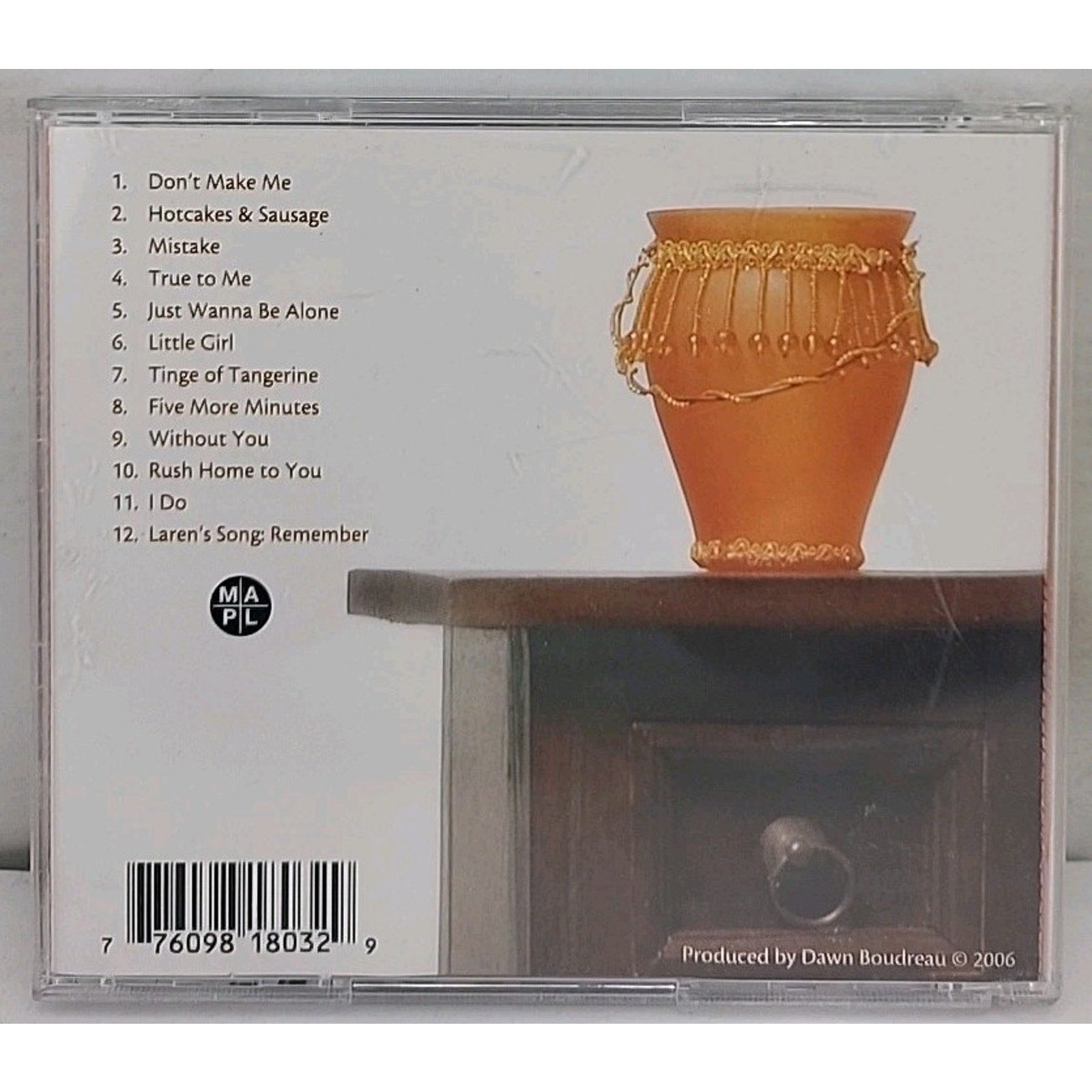 Tinge of Tangerine by Dawn Boudreau (CD, 2006)