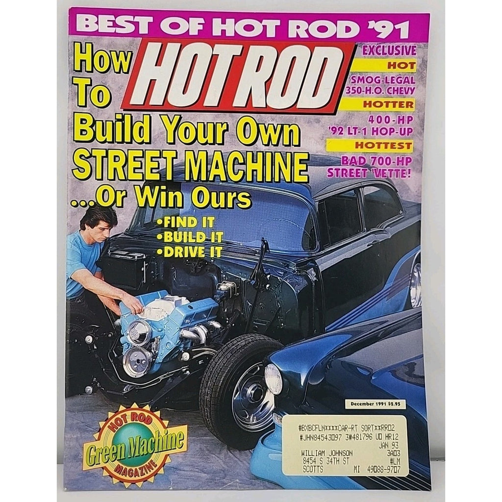 Hot Rod Magazine December 1991