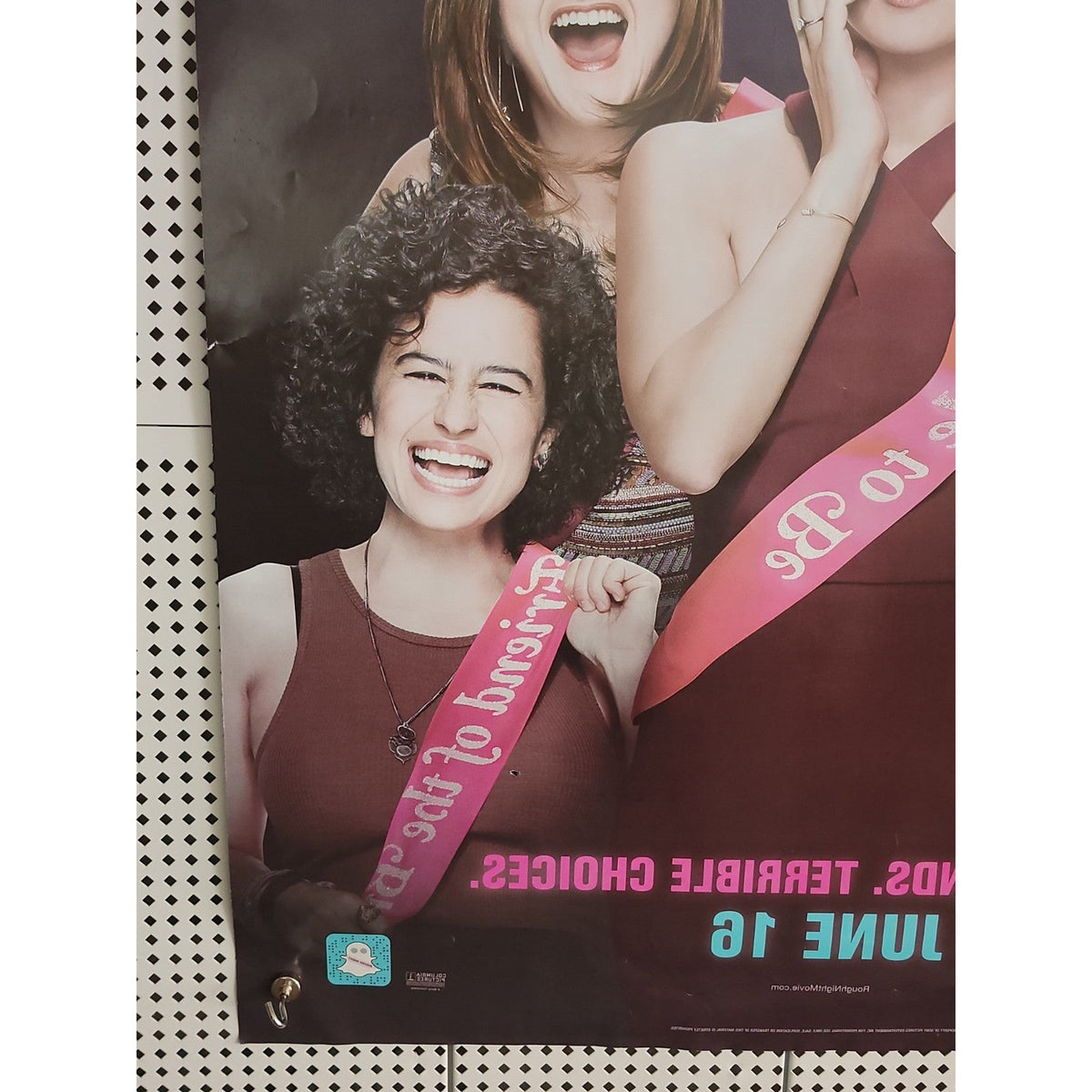 Rough Night Movie Poster 2 Sided ORIGINAL 27x40 Scarlett Johansson Kate McKinnon