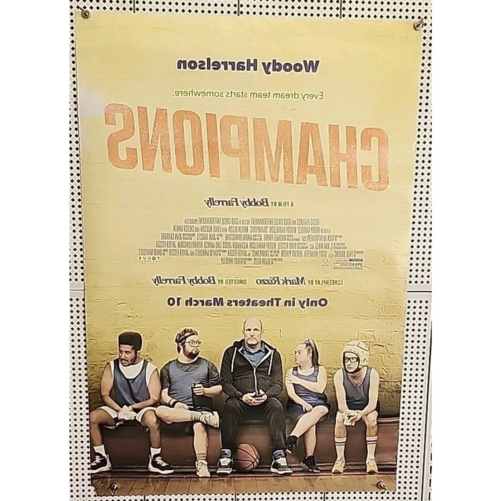 Champions - Original DS Movie Poster 27x40 D/S 2023 Farrelly , Woody Harrelson