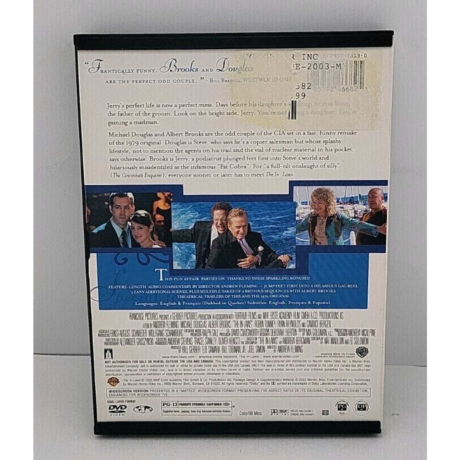 The In-Laws (DVD, 2003, Widescreen)