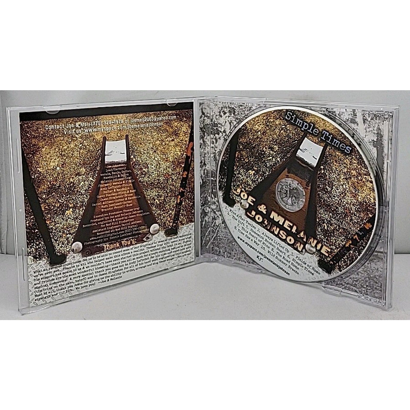Joe & Melanie Johnson CD Simple Times 2003