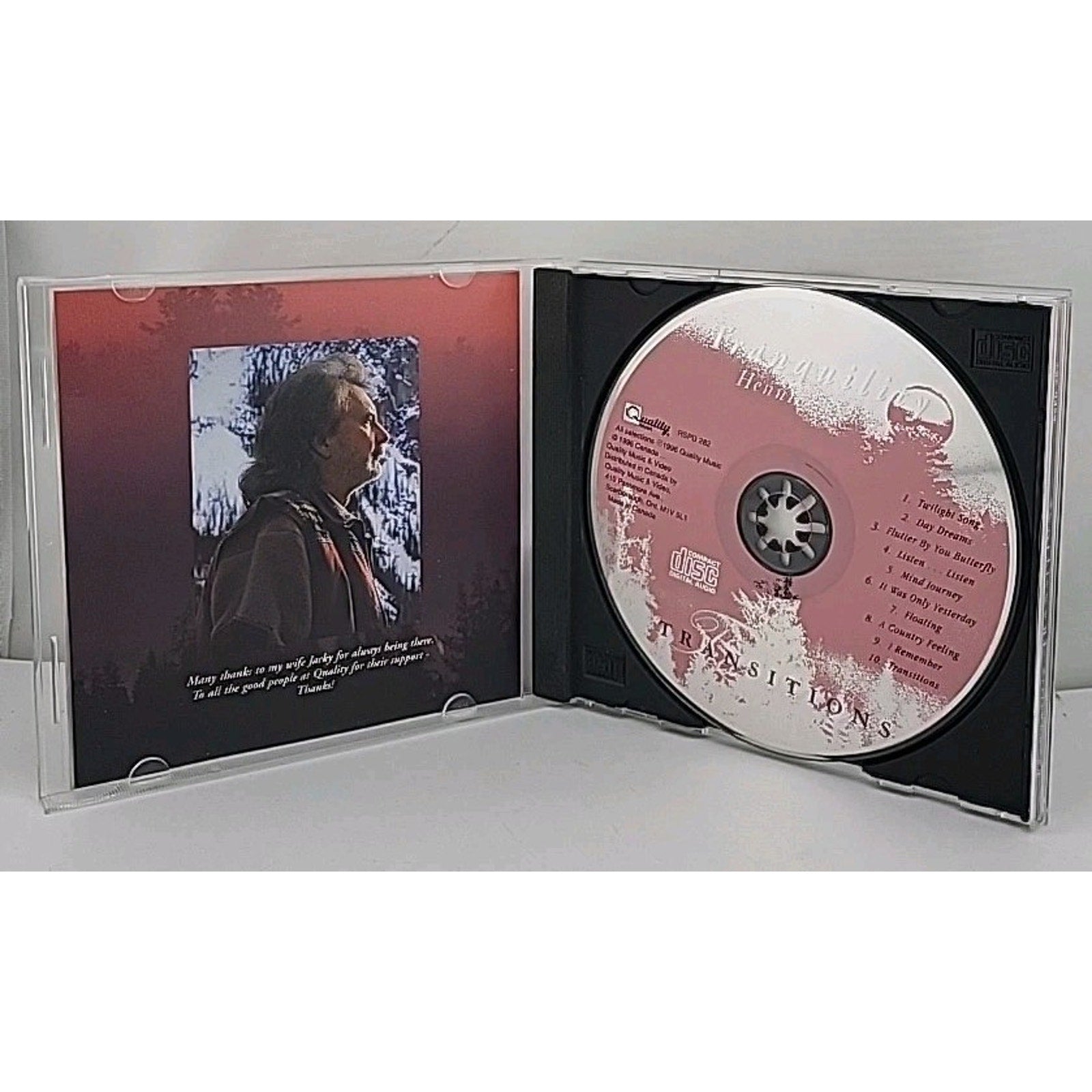 Hennie Bekker - Tranquility - Transitions - CD - Import -
