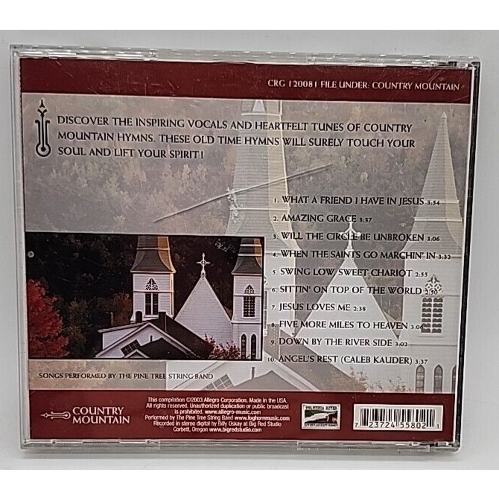 Country Mountain Hymns by Pine Tree String Band (CD, 2003)