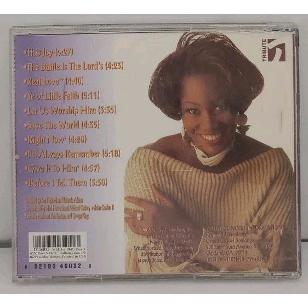 Save the World by Yolanda Adams (CD, May-1997, Verity)