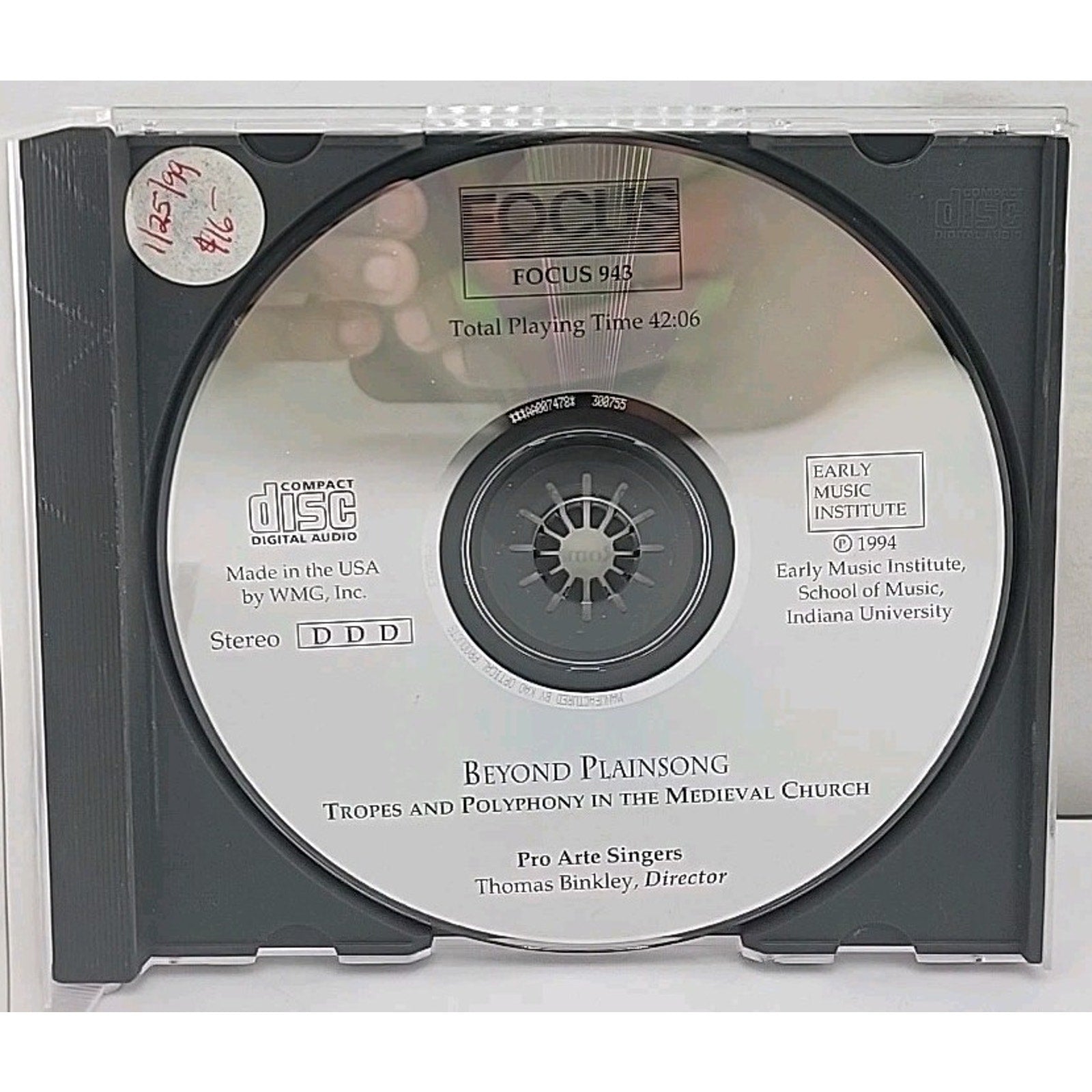 Beyond Plainsong by Various (CD, 1995)