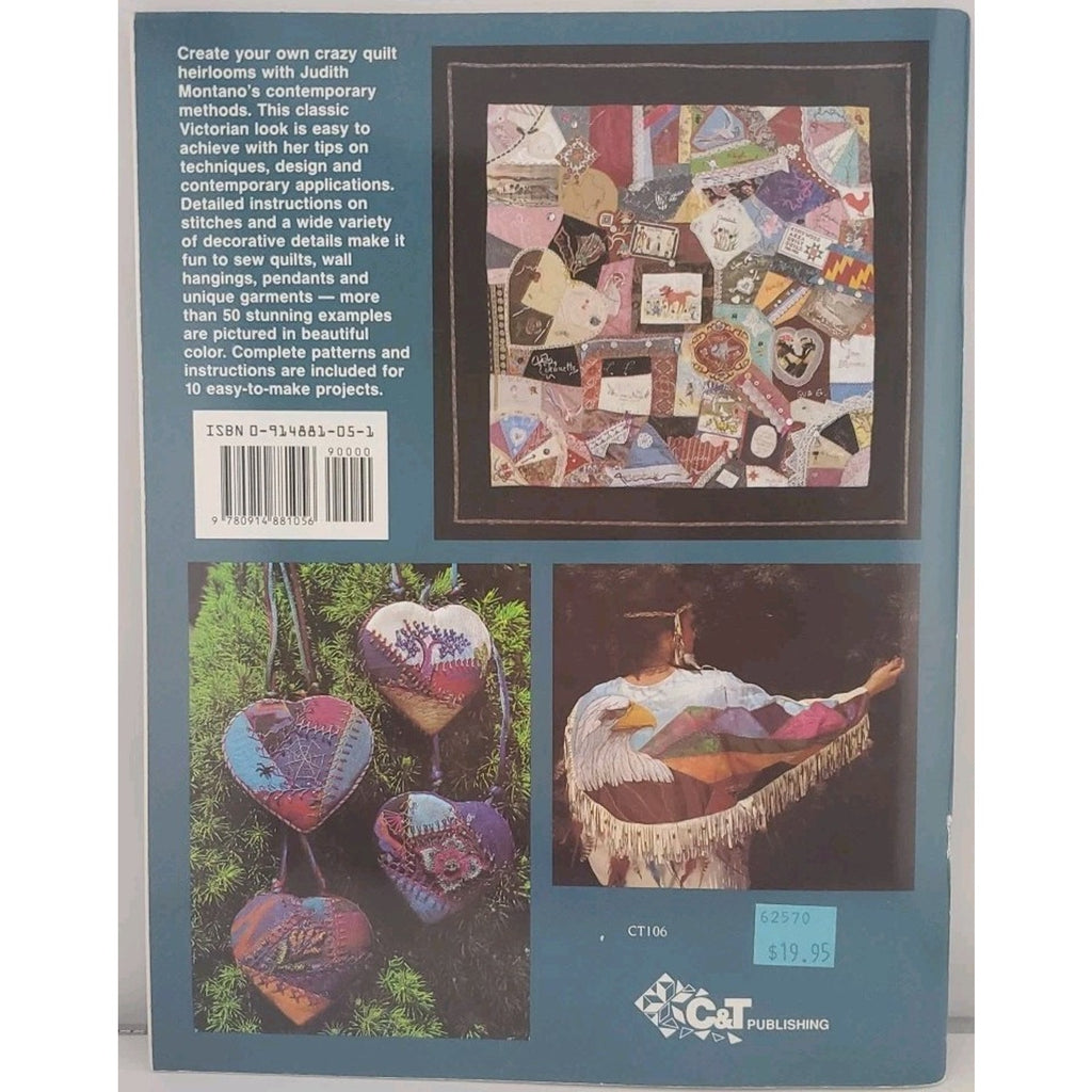 Crazy Quilt Handbook by Judith Baker Montano (1995, Trade Paperback)