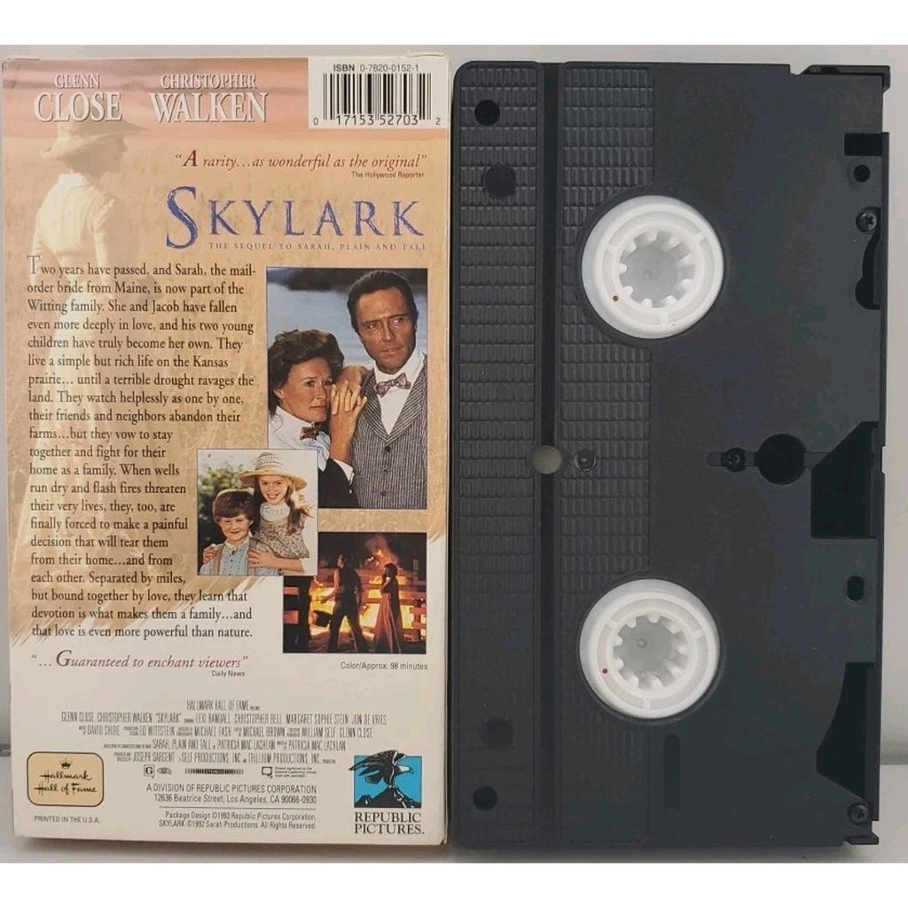 Sarah, Plain and Tall 2 - Skylark (VHS, 1993)