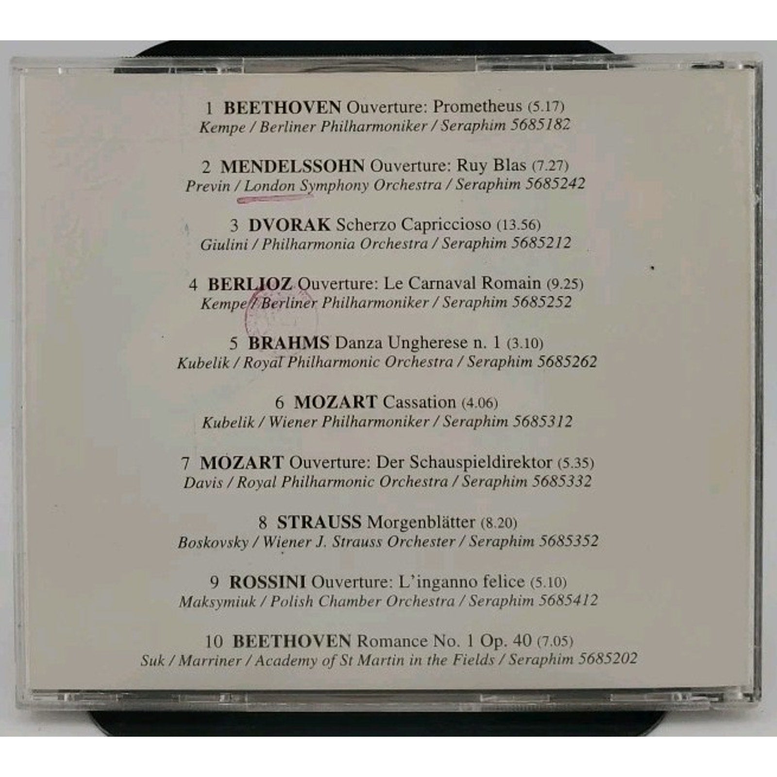 Seraphim - Ouvertures, Marce E Danze CD