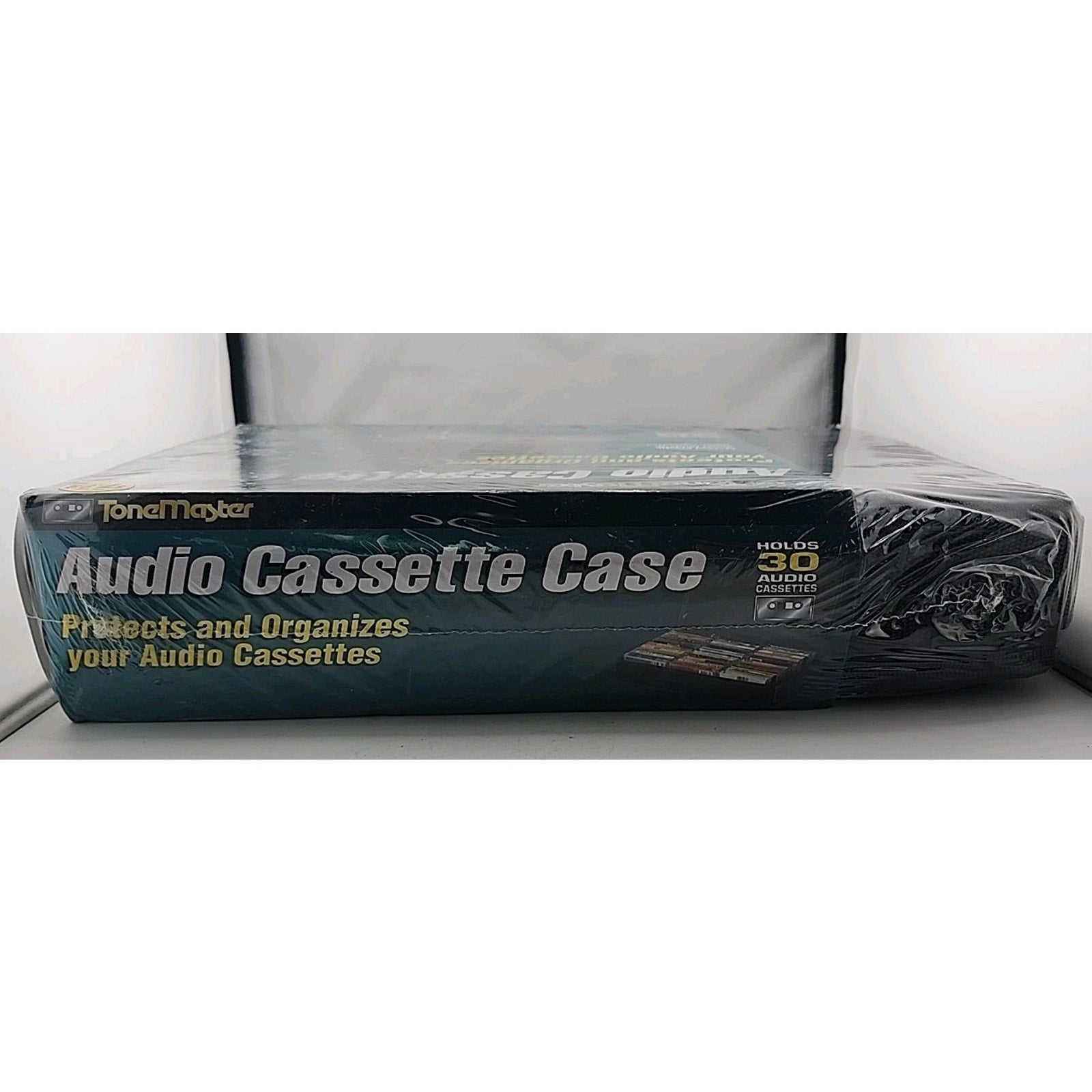 ToneMaster 30 Cassette Carrying Case Black Nylon w/ Front Pocket Carrying Strap