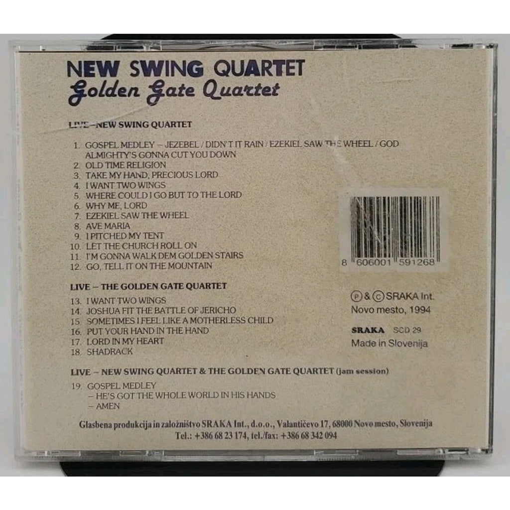 New Swing Quartet Slavnostni Koncert OB 25. Obletnici CD - Golden Gate Quartet