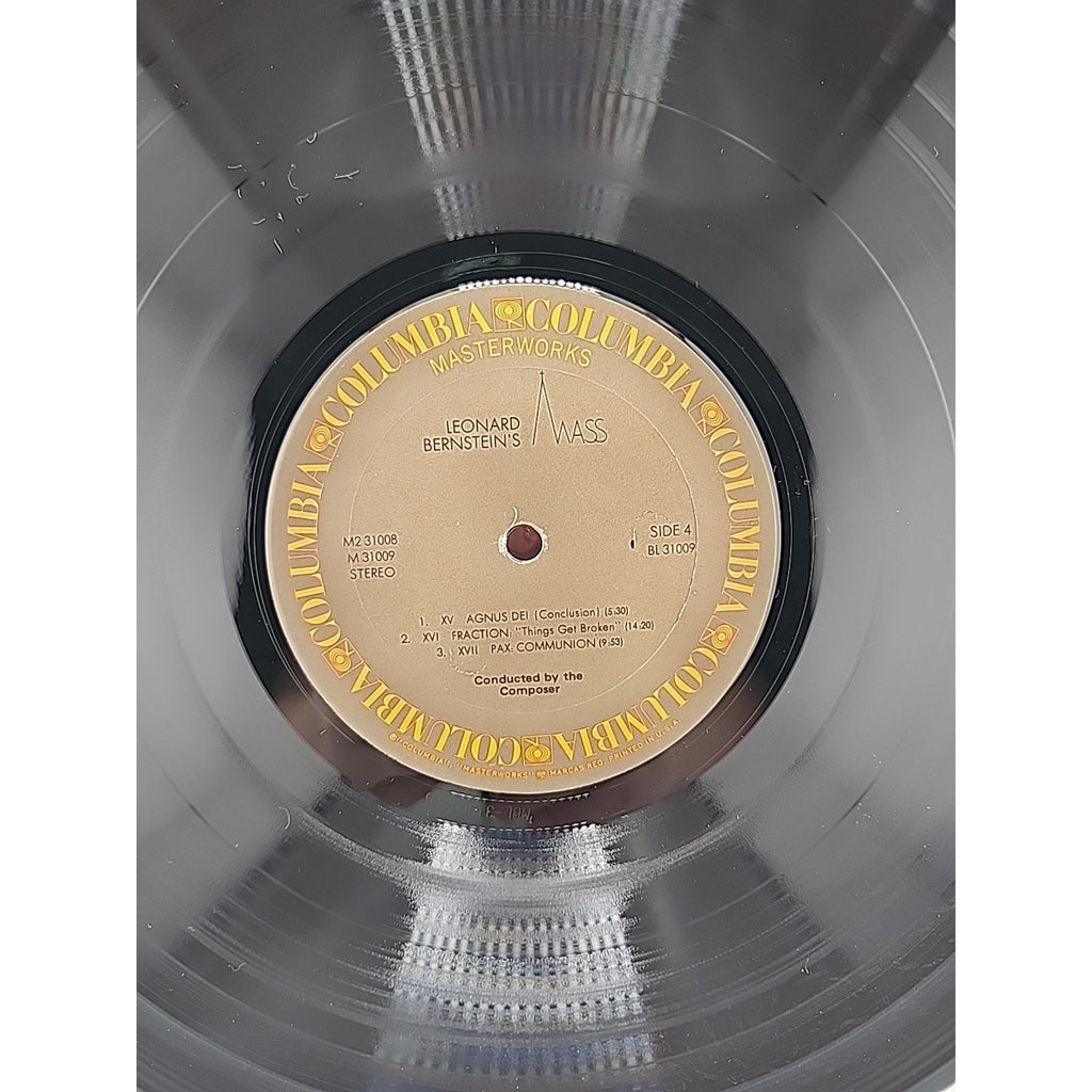 Leonard Bernstein Mass Columbia Masterworks M2 31008 Vinyl 2x LP Box Set