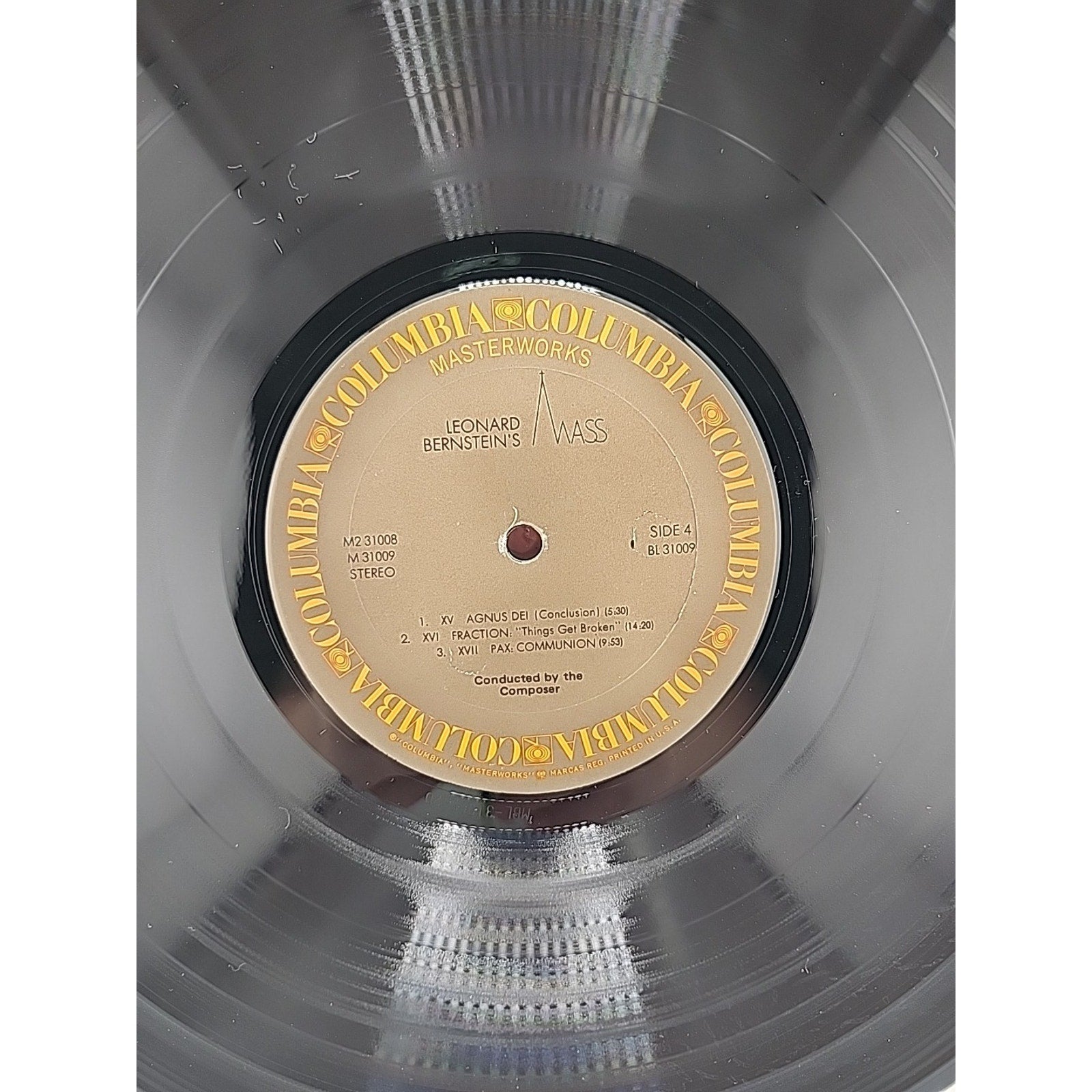 Leonard Bernstein Mass Columbia Masterworks M2 31008 Vinyl 2x LP Box Set