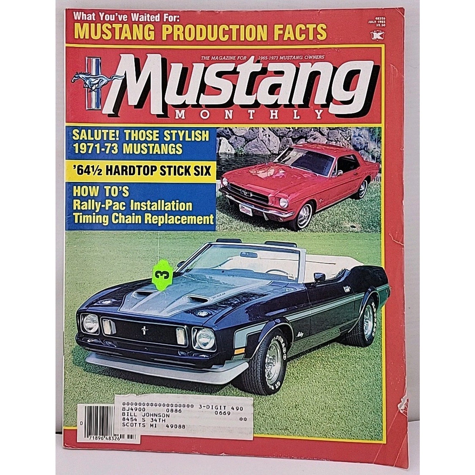 Mustang Monthly Magazine - July 1985 - Volume 8 Number 5