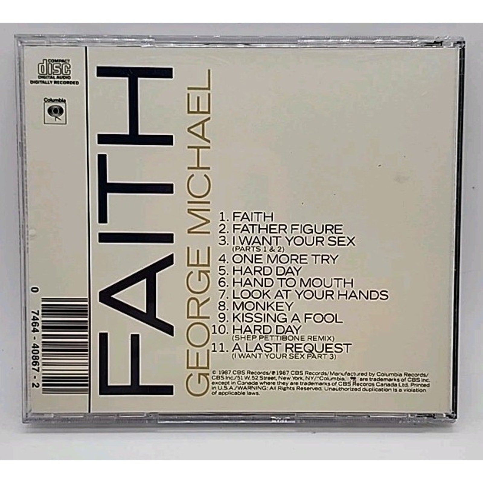 Faith by Michael, George (CD, 1990)