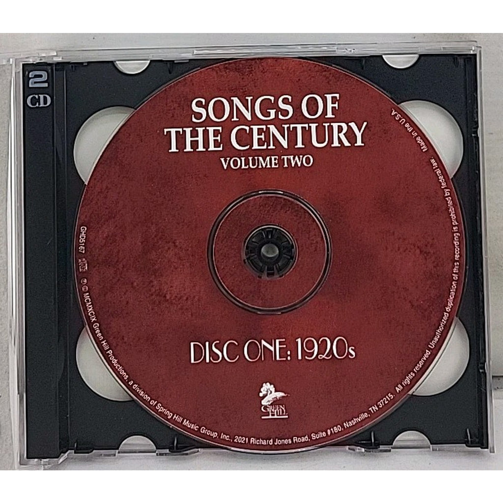 Songs of the Century, Vol 2: 1920-1939 - Audio CD
