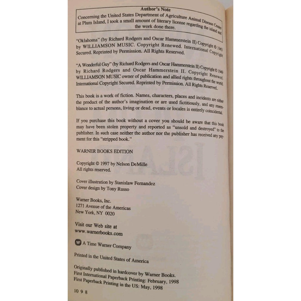Plum Island by Nelson DeMille (1998, Mass Market)