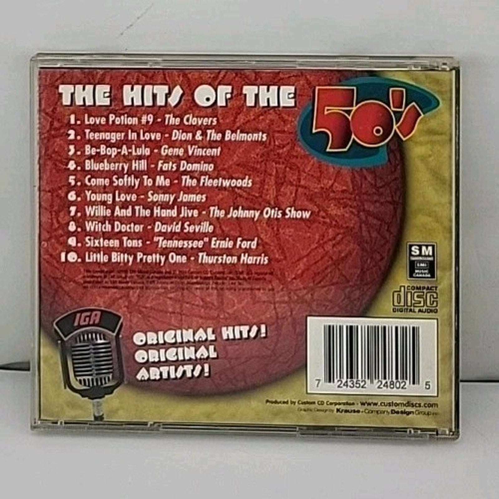 The Hits Of The 50's CD