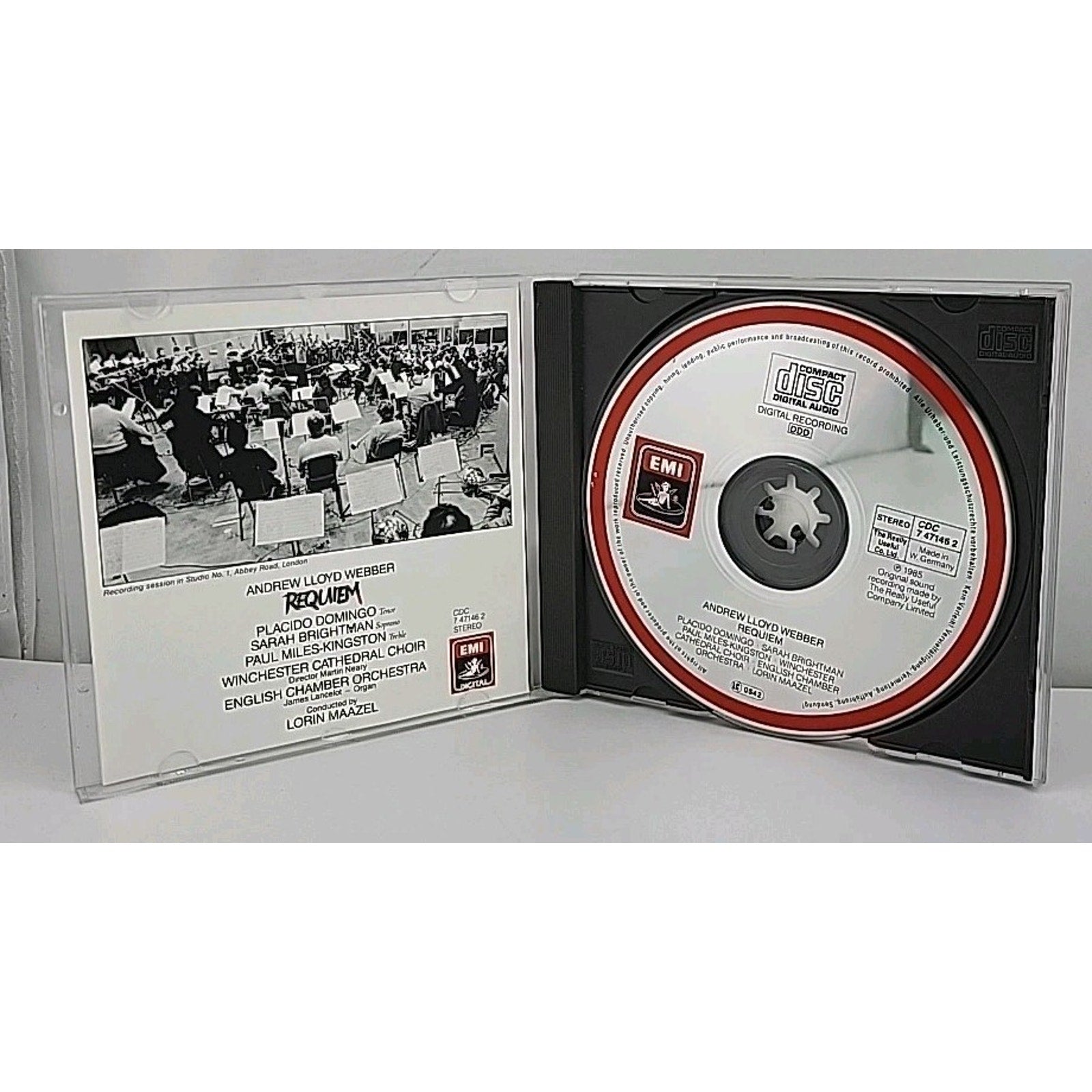 Requiem by Andrew Lloyd Webber (CD, 1985, EMI Digital)