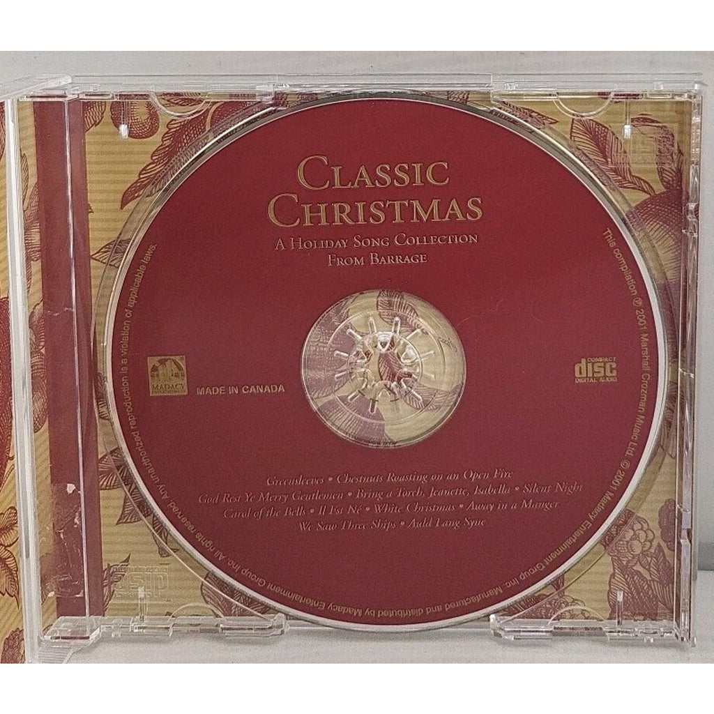 Classic Christmas A Holiday Song Collection From Barrage Bath & Body Works CD