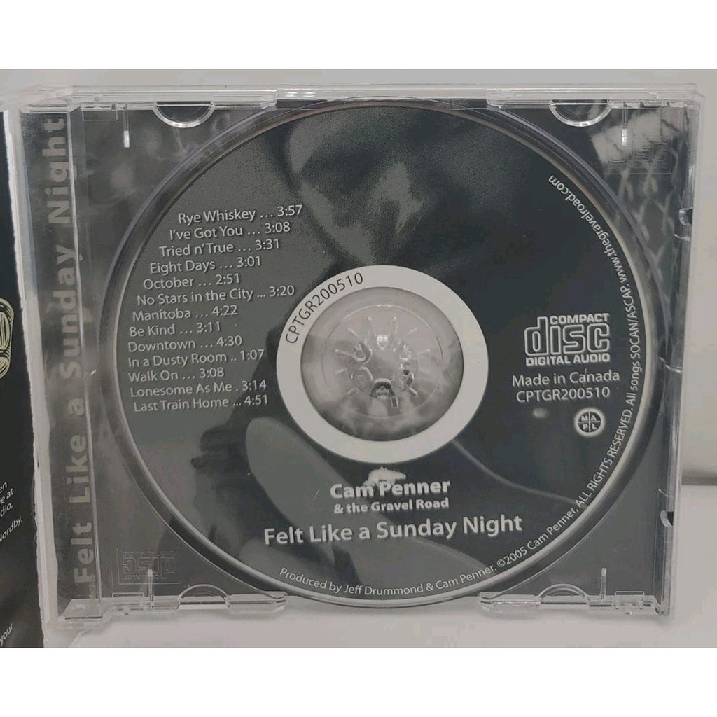 Cam Penner & The Gravel Road - Felt Like A Sunday Night - CD