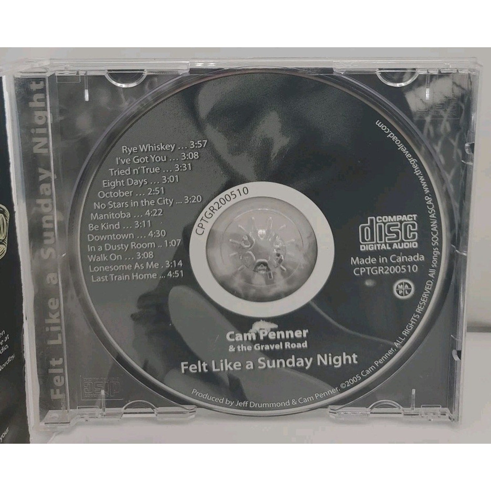 Cam Penner & The Gravel Road - Felt Like A Sunday Night - CD