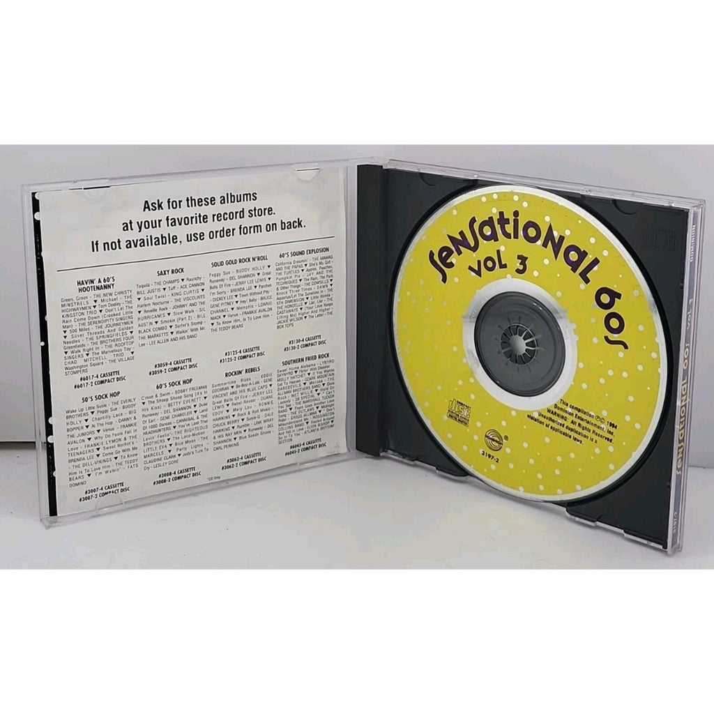 The Sensational 60's, Vol. 3 by Various Artists (CD, Nov-1993, Dominion)