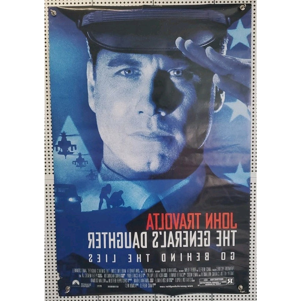 Rolled 1999 The Generals Daughter Video Promo 1 Sheet Movie Poster *TORN*
