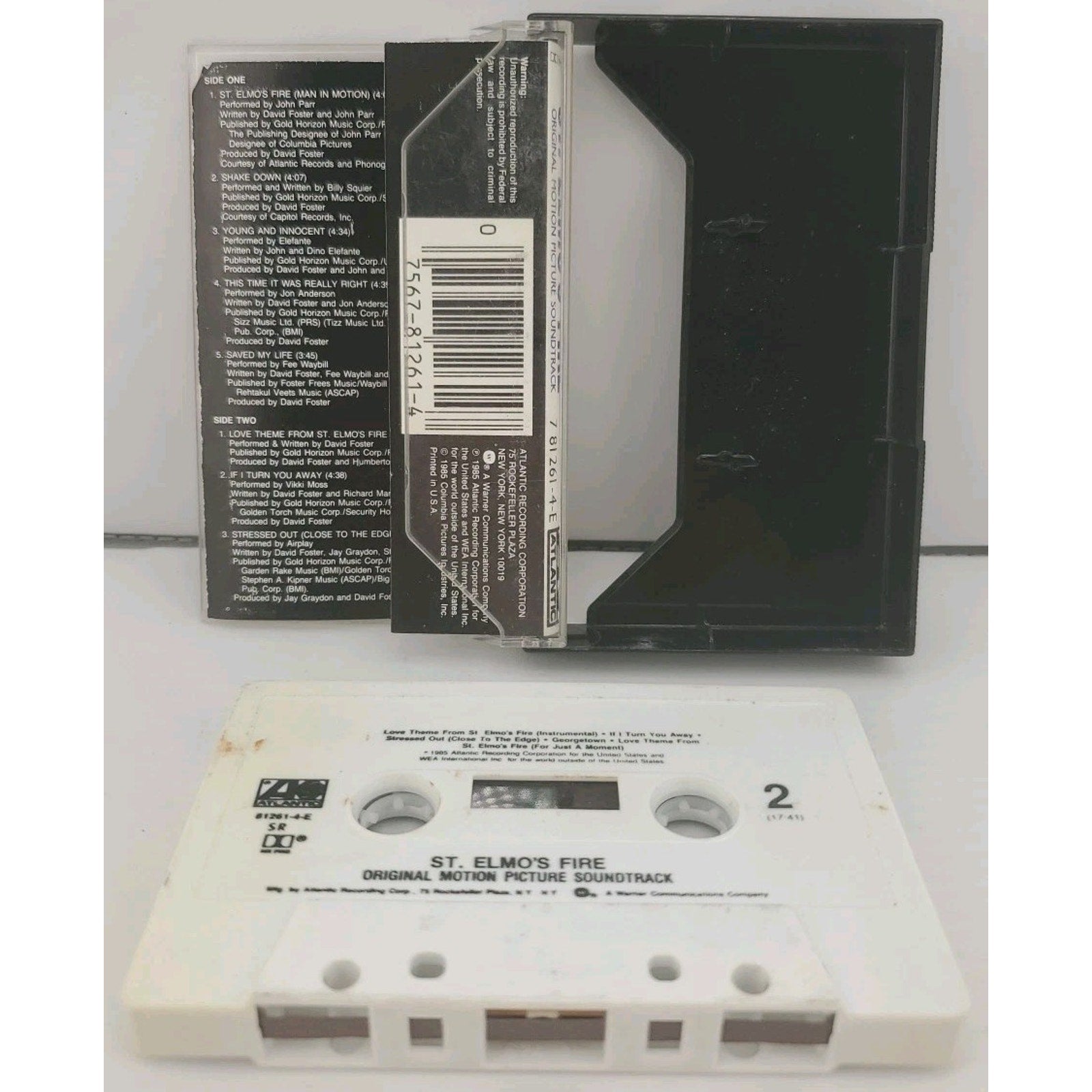 Soundtrack by St. Elmo's Fire (Cassette, 1990)