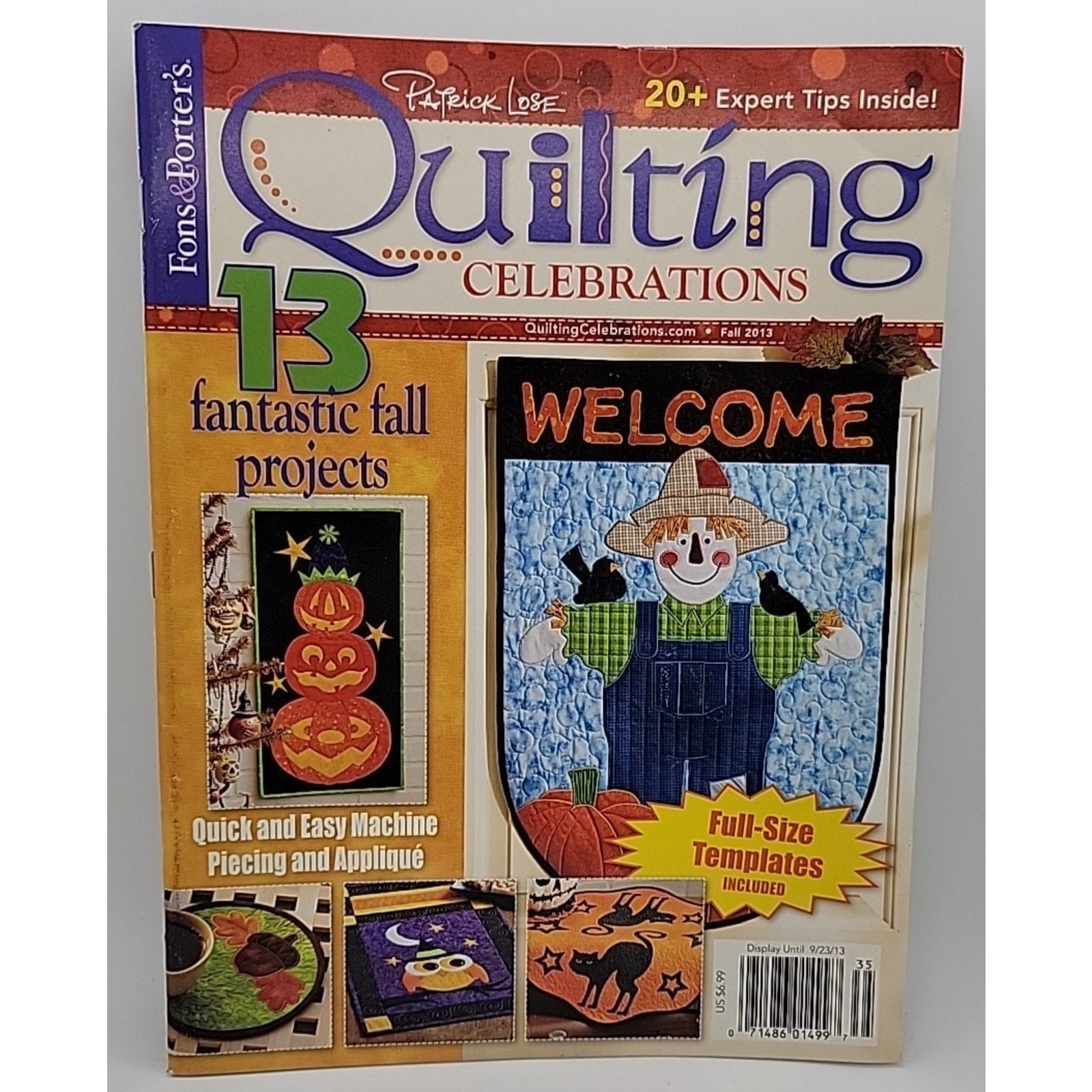 Fons&Porter's Quilting Celebrations Magazine Fall 2013,13 Fantastic Fall Project