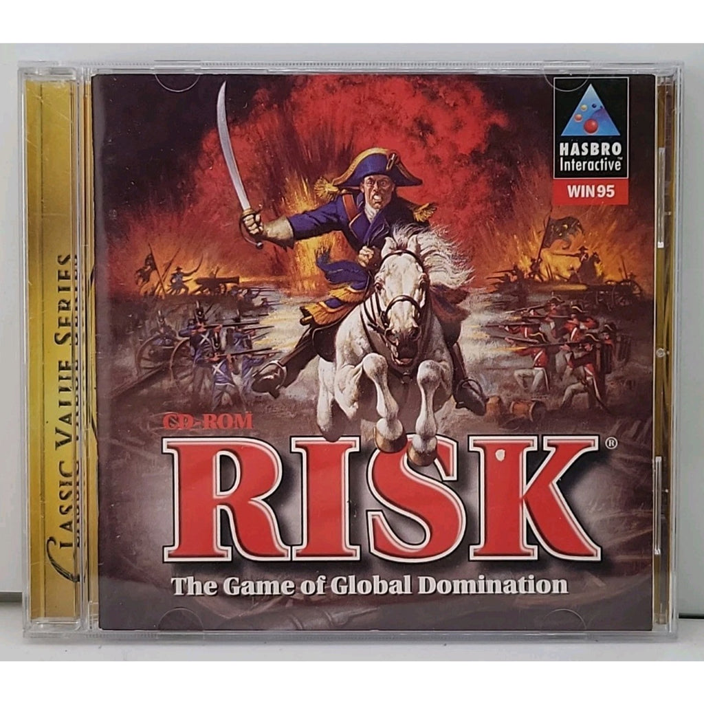Risk: The Game Of Global Domination - Vintage CD-ROM 1997 Hasbro PC Windows 95