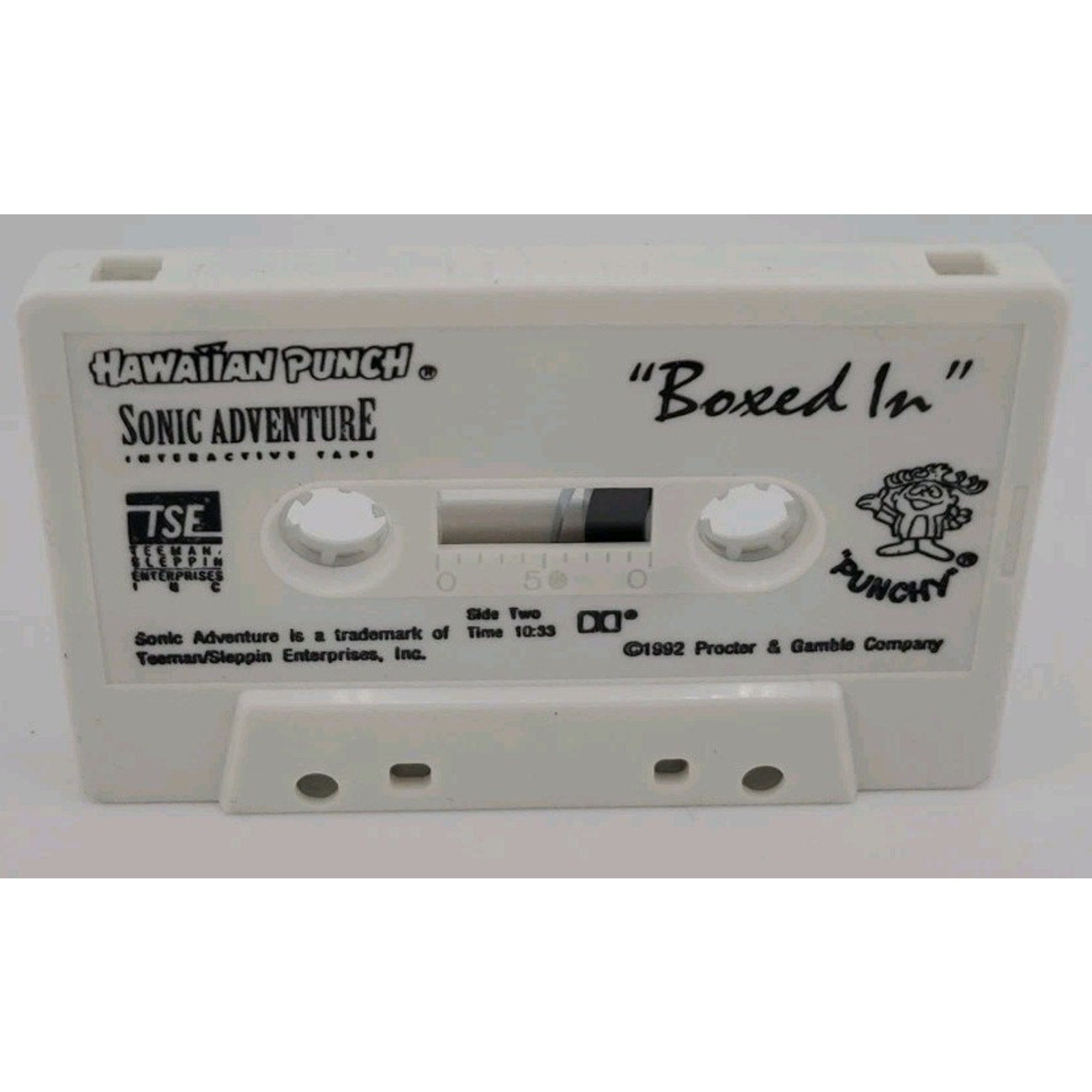 Hawaiian Punch Sonic Adventure “Boxed In” Interactive Cassette Tape 1992