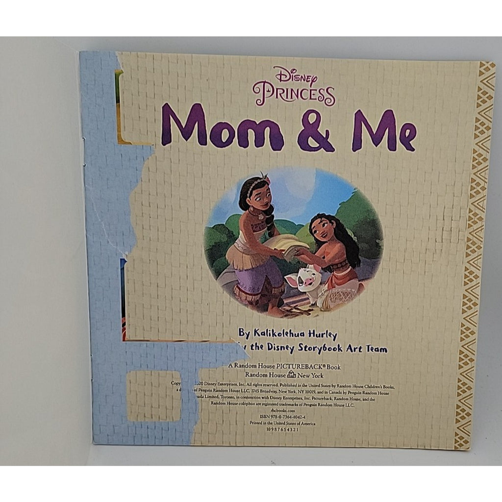 Mom and Me (Disney Moana) by Kalikolehua Hurley (2024, Picture Book)