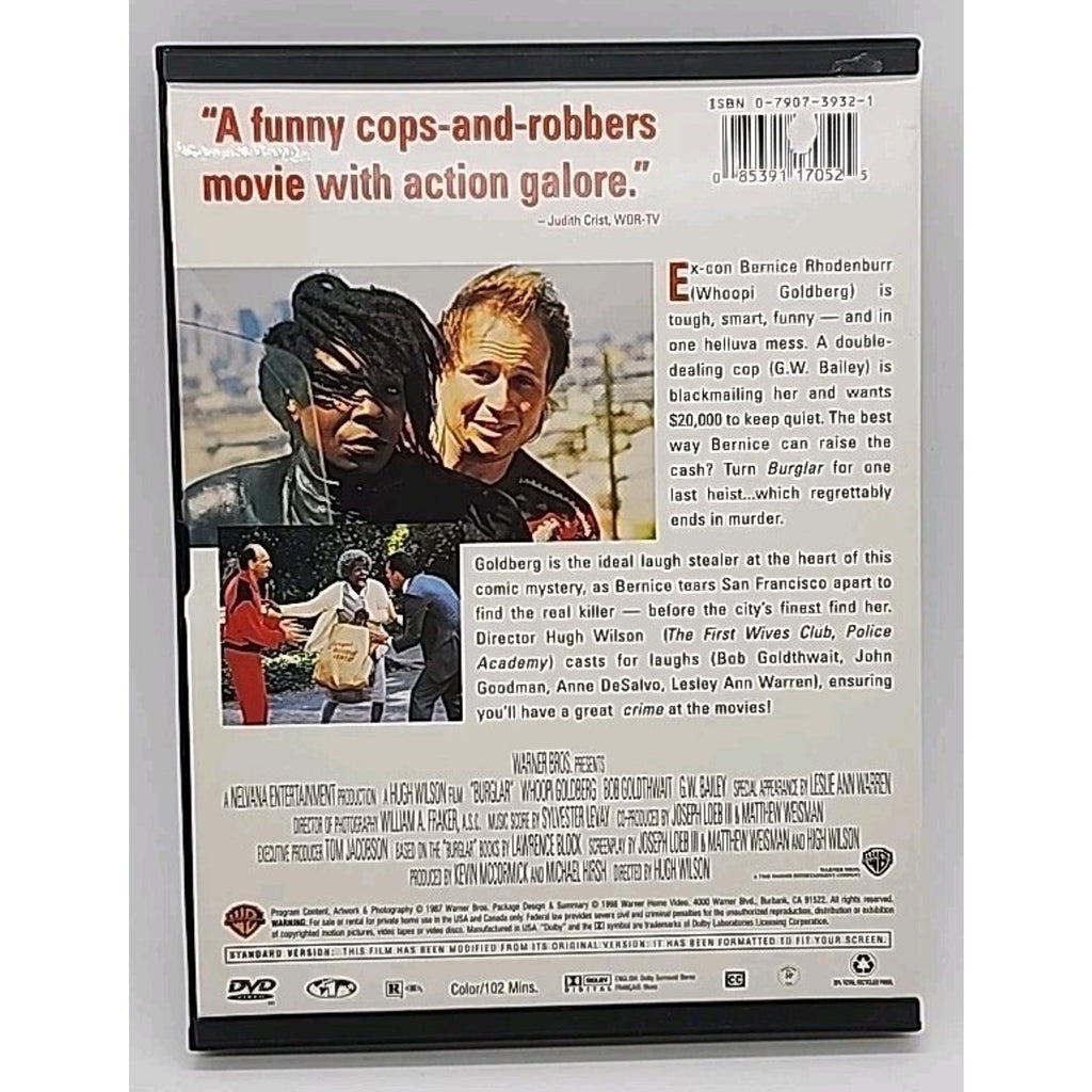 Burglar (1987) (DVD, 1987)