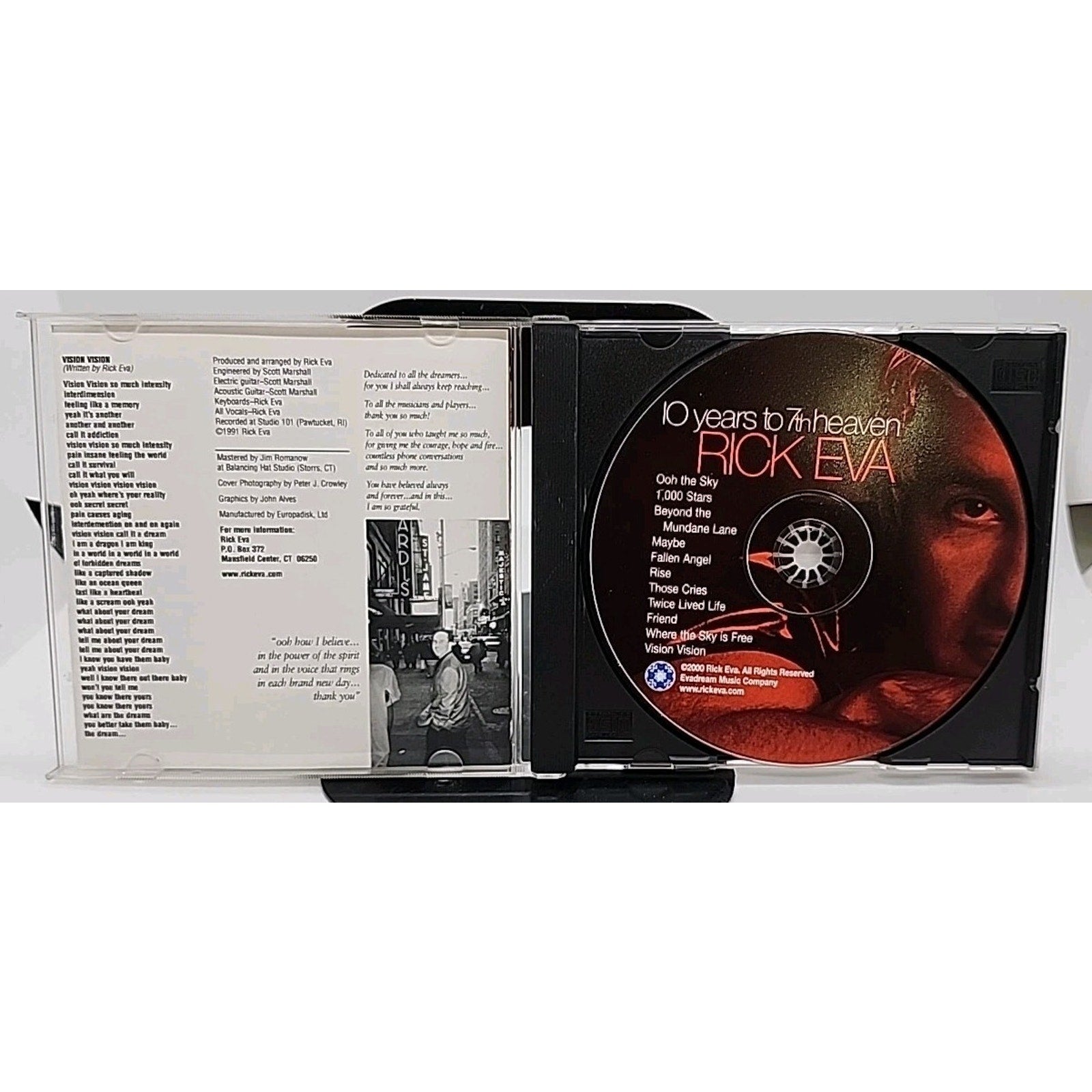 10 Years to 7th Heaven by Rick Eva (CD, 2001)
