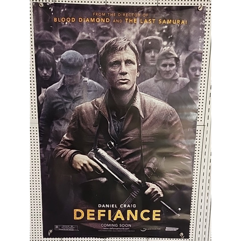 Defiance Movie Poster DS 27x40 Original DS Final Style Daniel Craig 2008 WWII