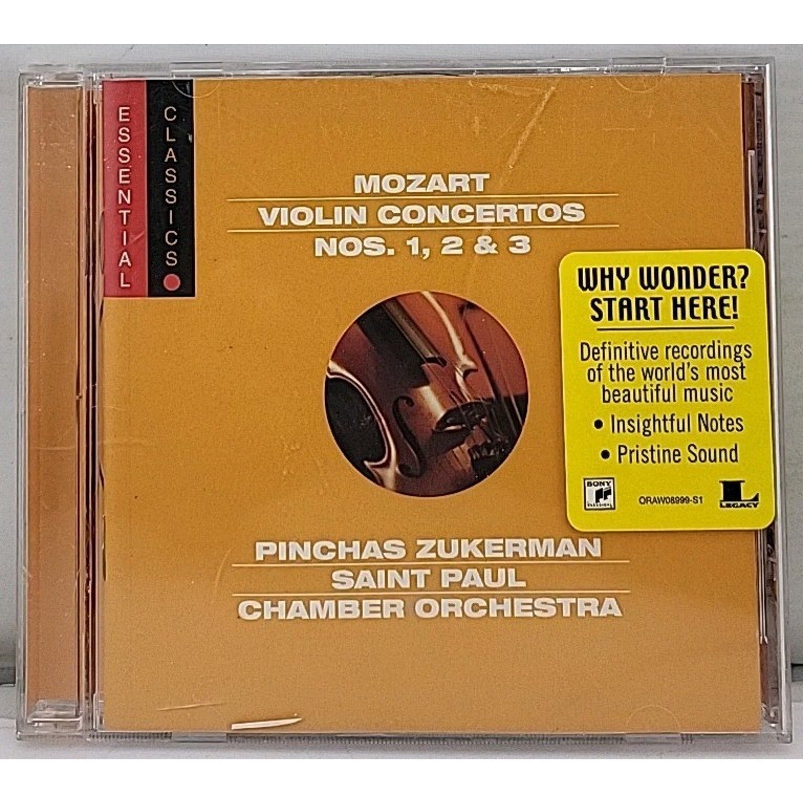 Violin Concerto 1 by W.A. Mozart (CD, 2002)
