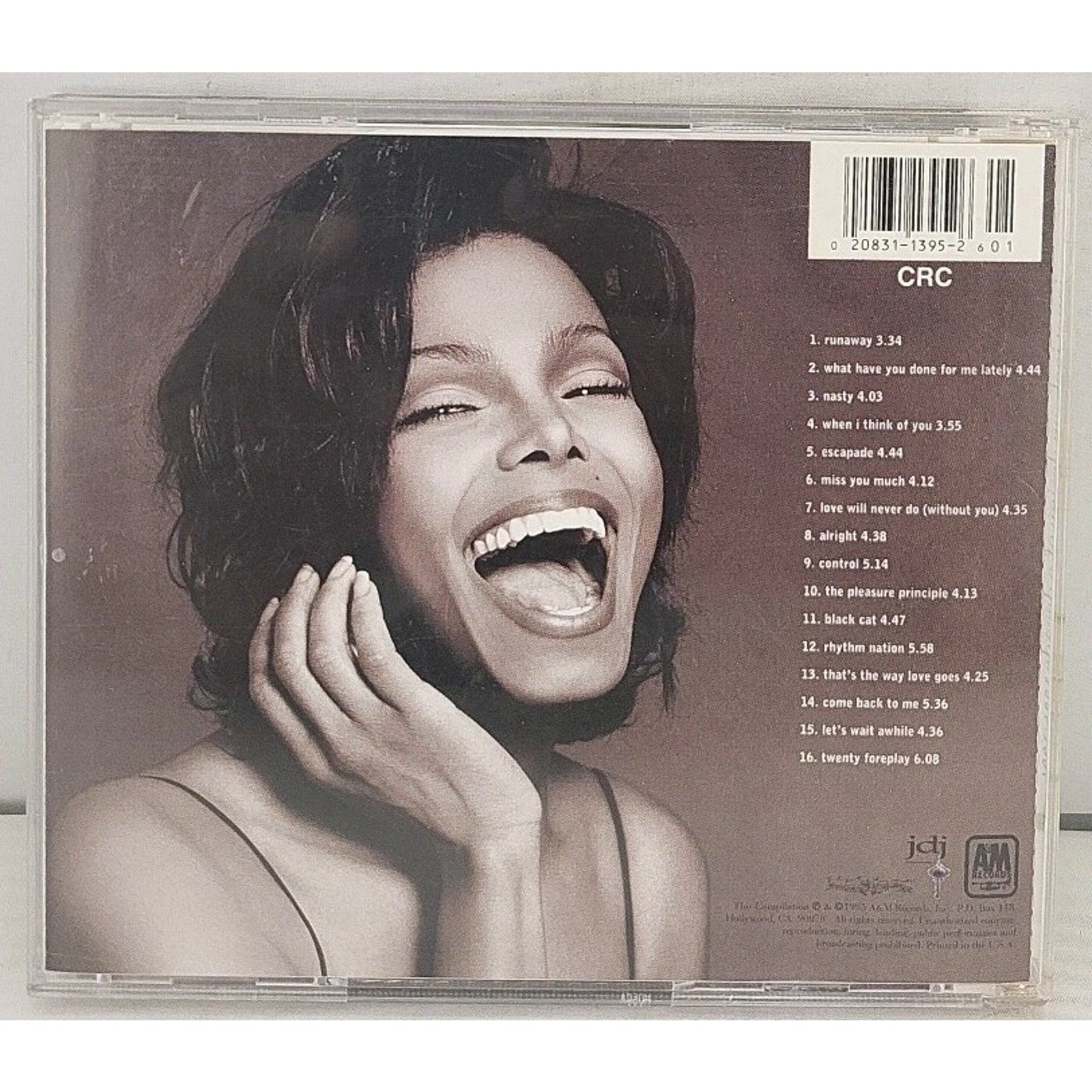 Janet Jackson- Design Of A Decade 1986-1996 CD