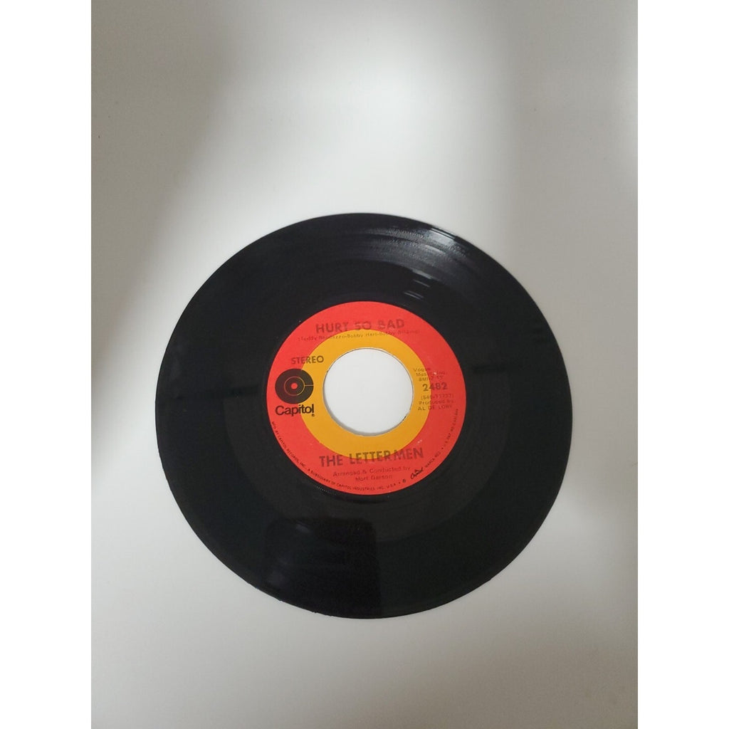 The Lettermen - Catch The Wind/Hurt So Bad 45 RPM 7” Record